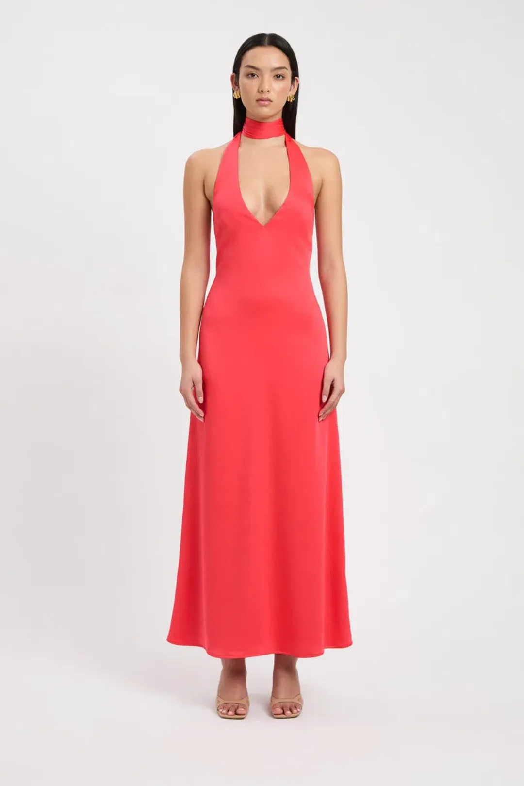 Kookai Milan Maxi Dress in Strawberry Size 34/ AU 6 for rent on The Volte - main image
