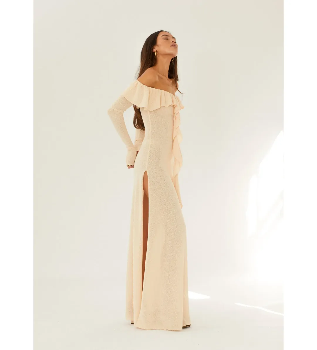 Arcina Ori Mila Dress Cream Size S/Au 8 for rent on The Volte - main image