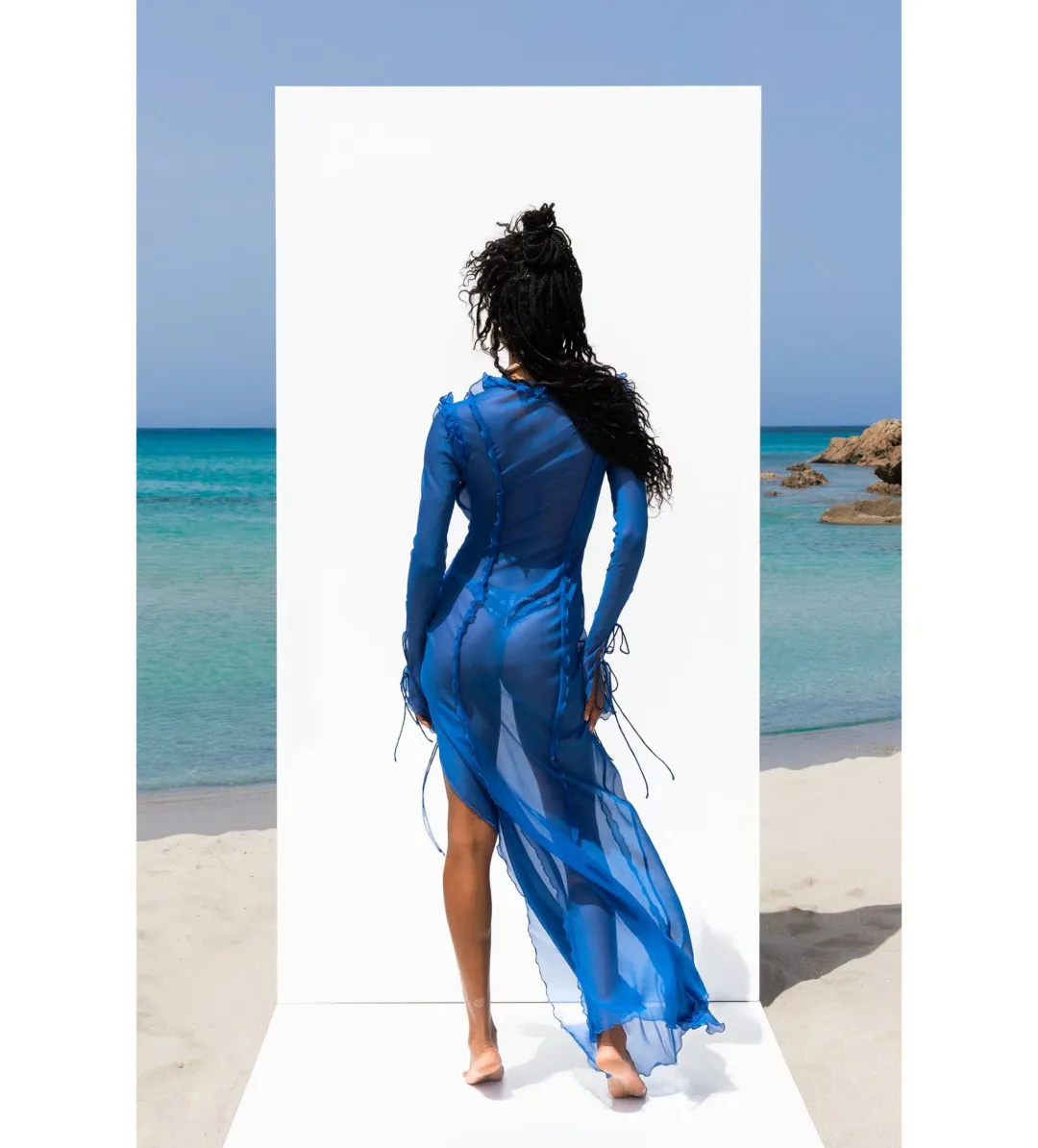 Rat & Boa Farretti Dress in Blue Size 8 for rent on The Volte - main image