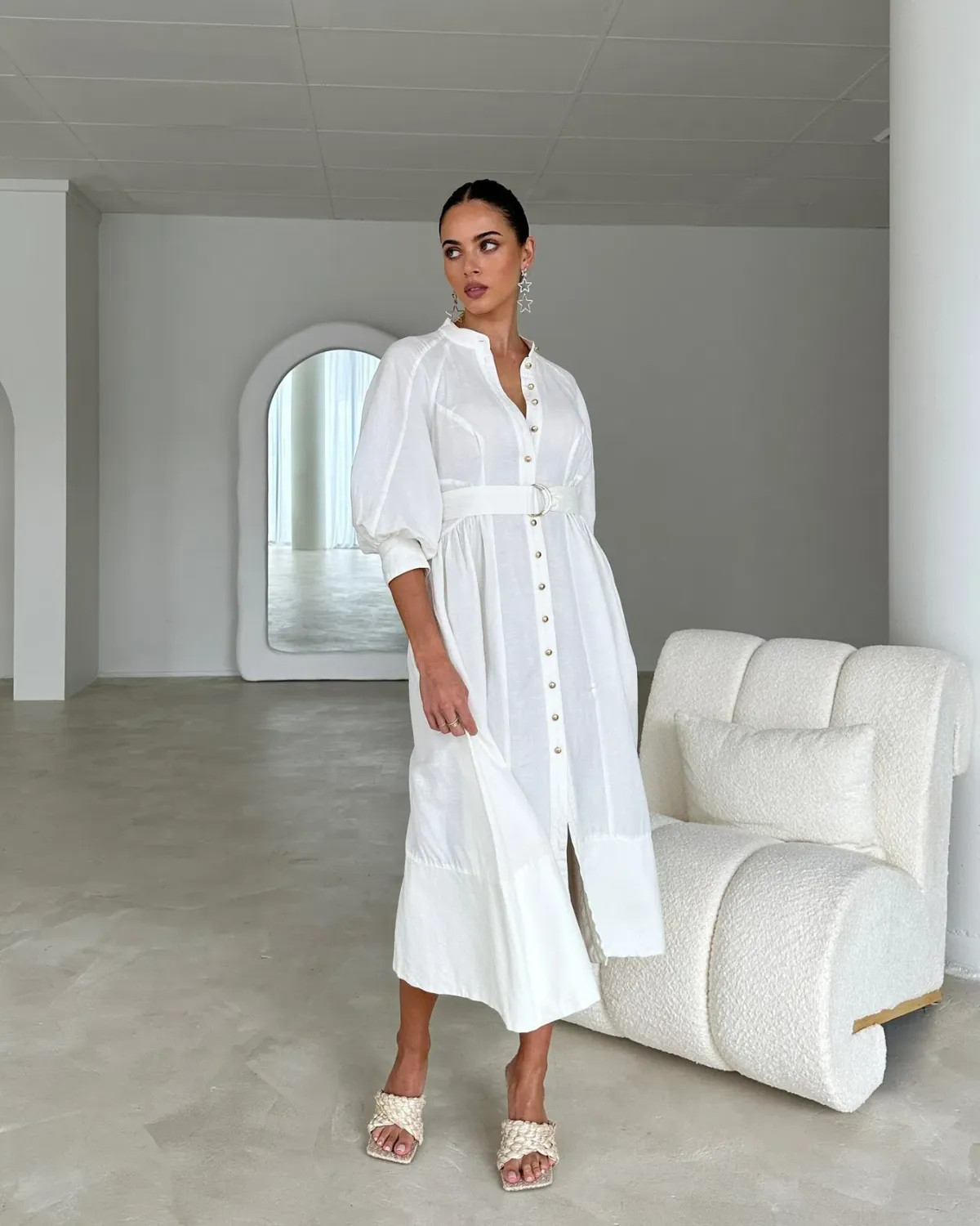 Sheike Piper Dress White Size 14 - Image 5