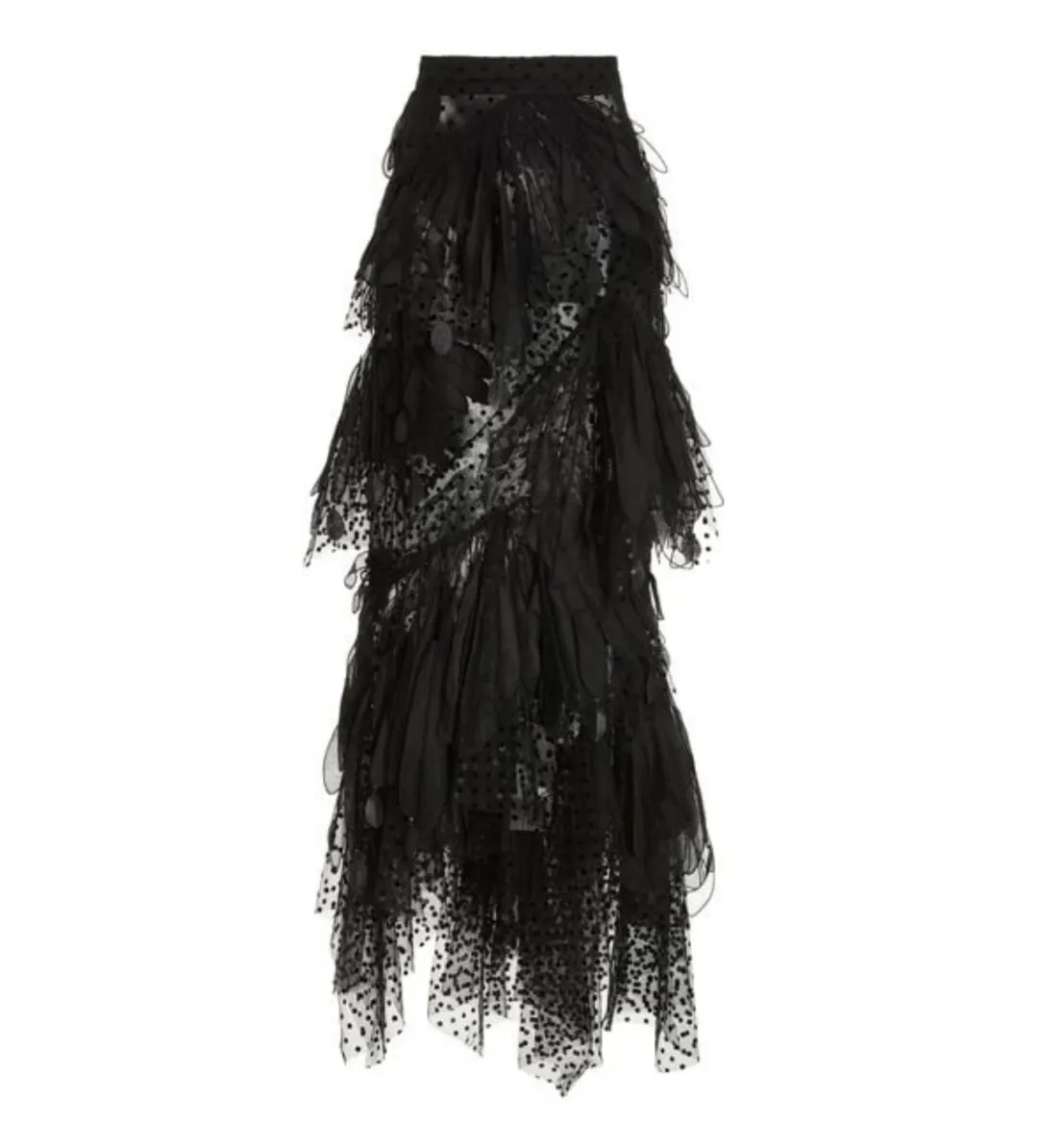 Zimmermann Black Rhythmic Skirt Black Size 0/Au 8 for rent on The Volte - main image