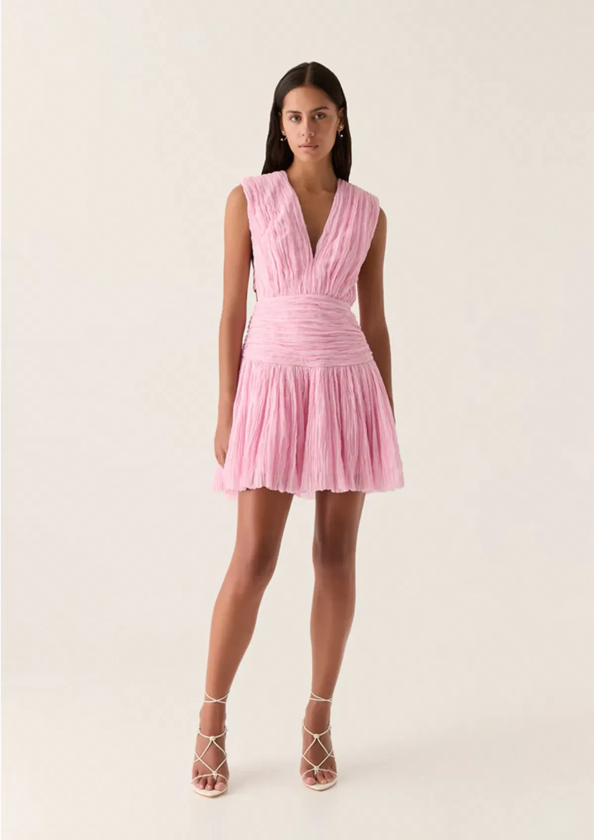Aje Escapist Mini Dress Pink Size 6  - Image 1