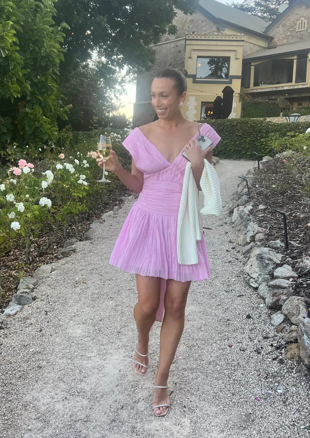 Aje Escapist Mini Dress Pink Size 6  - Image 5