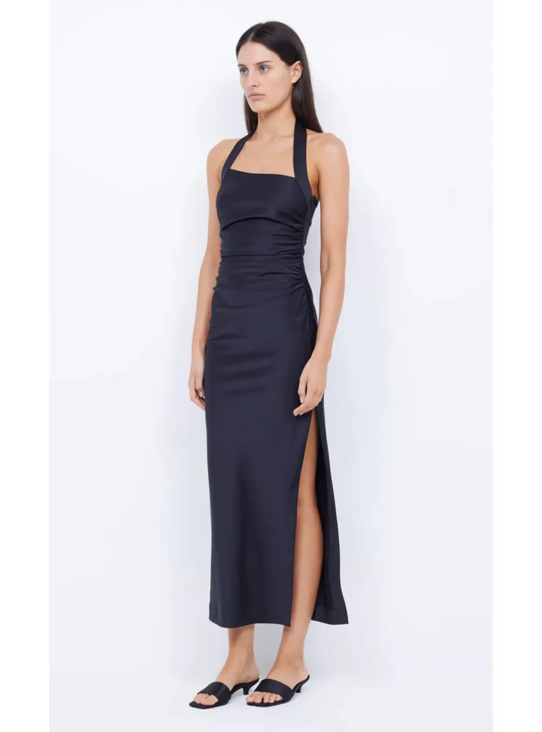 Bec & Bridge Ula Asym Dress Black Size AU 8 for rent on The Volte - main image