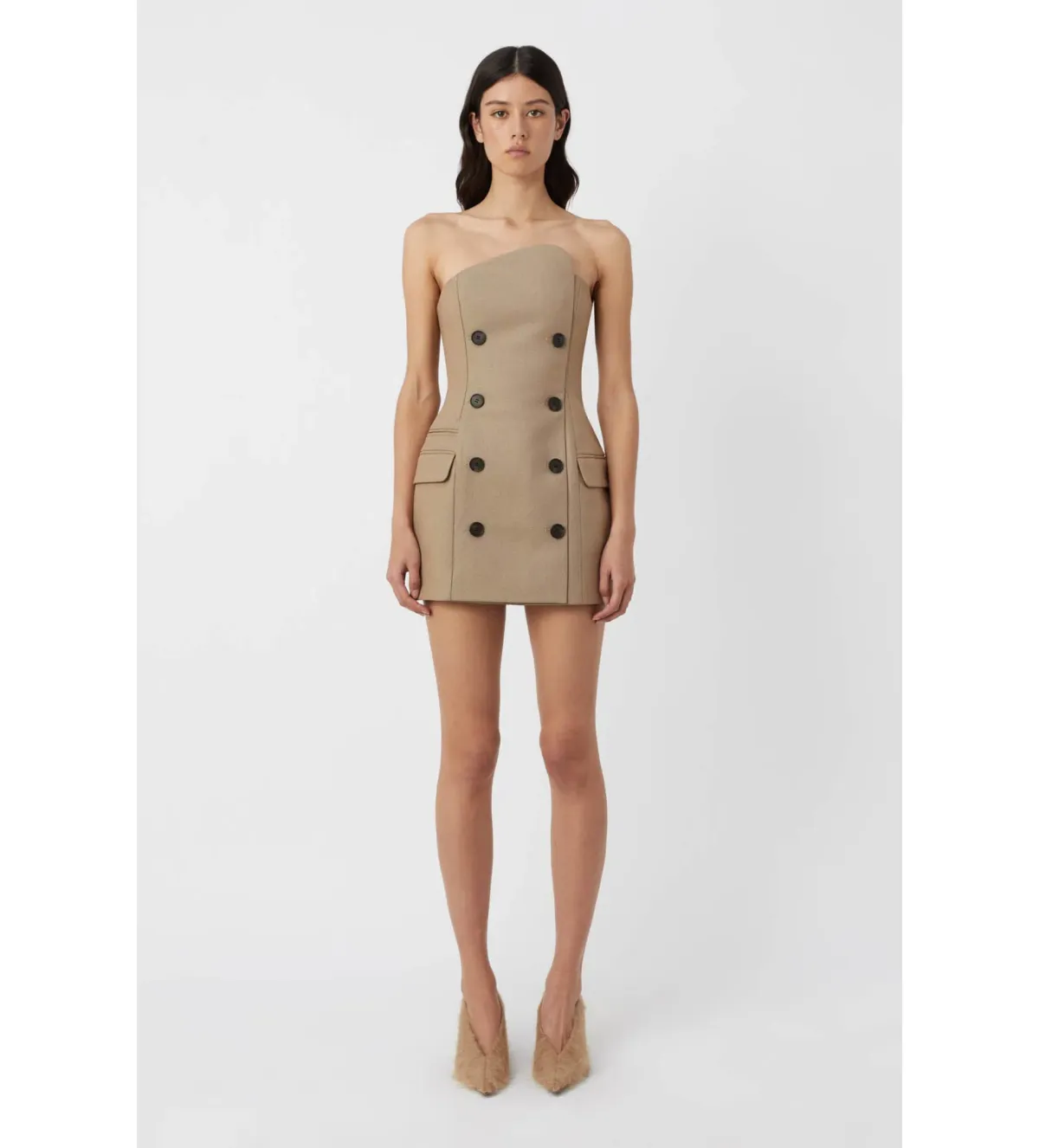 Camilla and Marc Asteria Dress in Tan Brown Size 10 - Image 1
