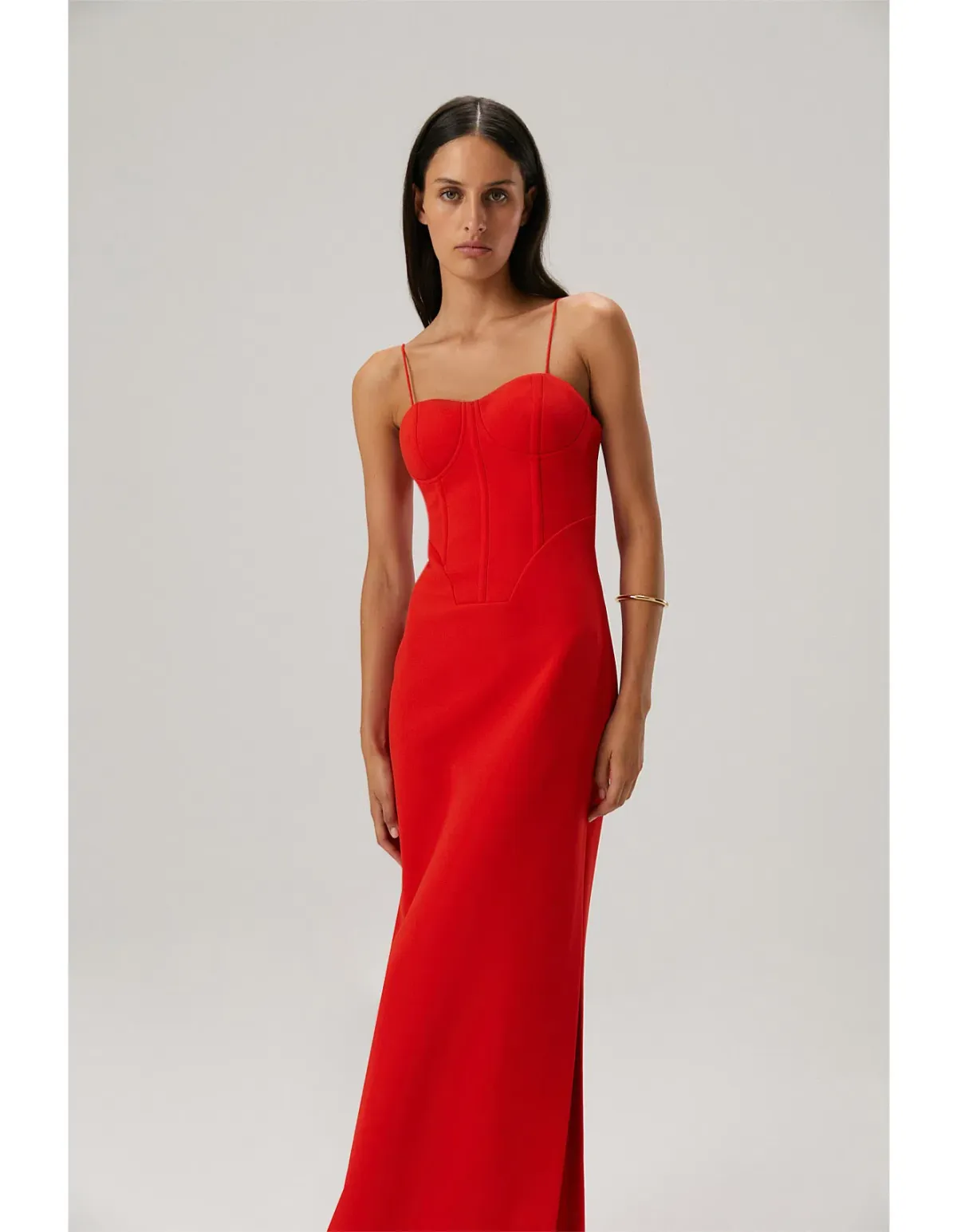 Misha Formal Dress Red Size 6 - Image 2