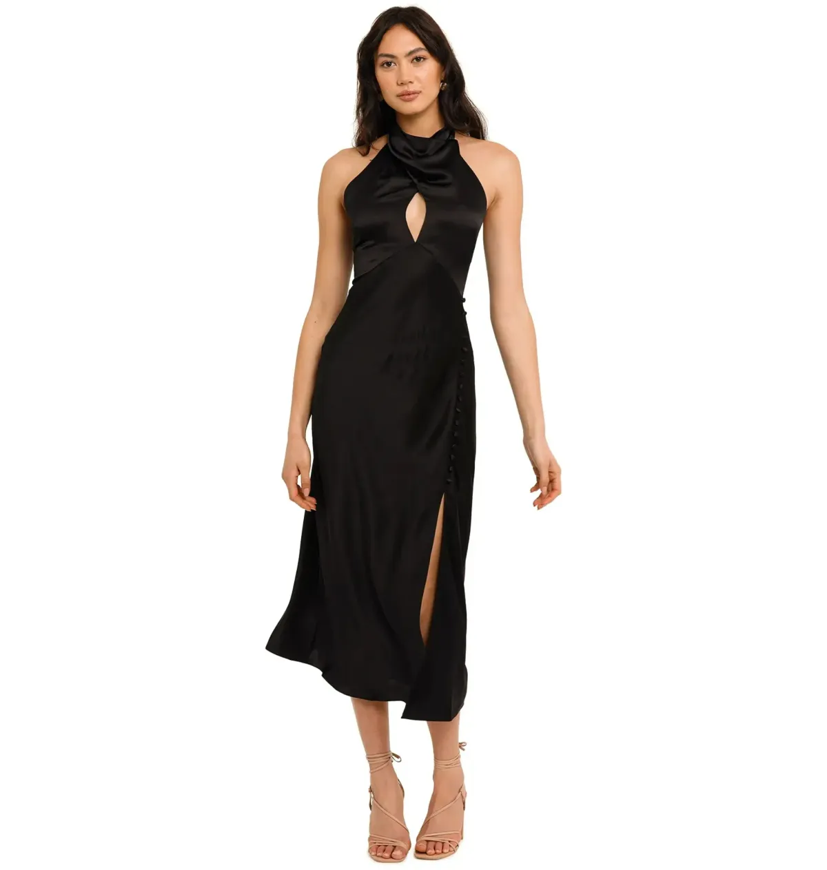 Nicholas Aline Dress Black Size AU 10 - Image 1