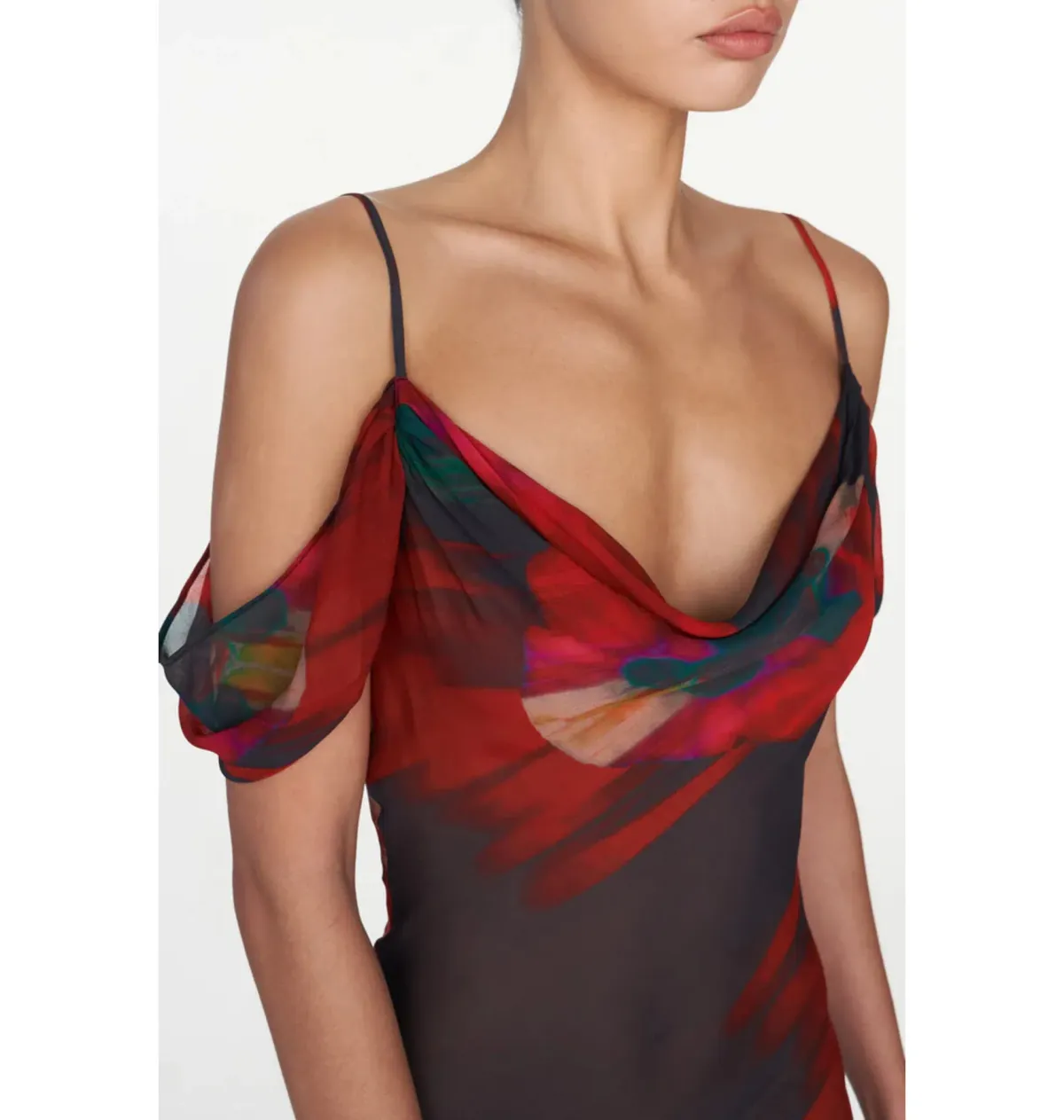 Rat & Boa Adriana Dress in Abstract Floral Print Size Small / AU 8  - Image 2