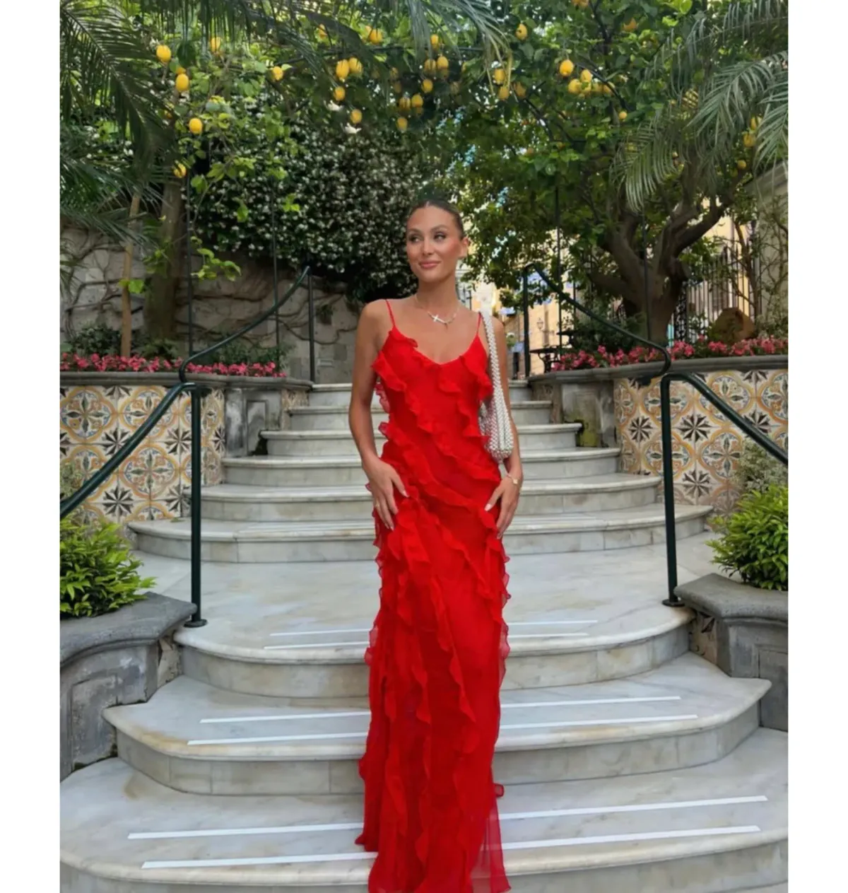 Rat & Boa Cecelia Dress Red Size M / AU 10 - Image 1