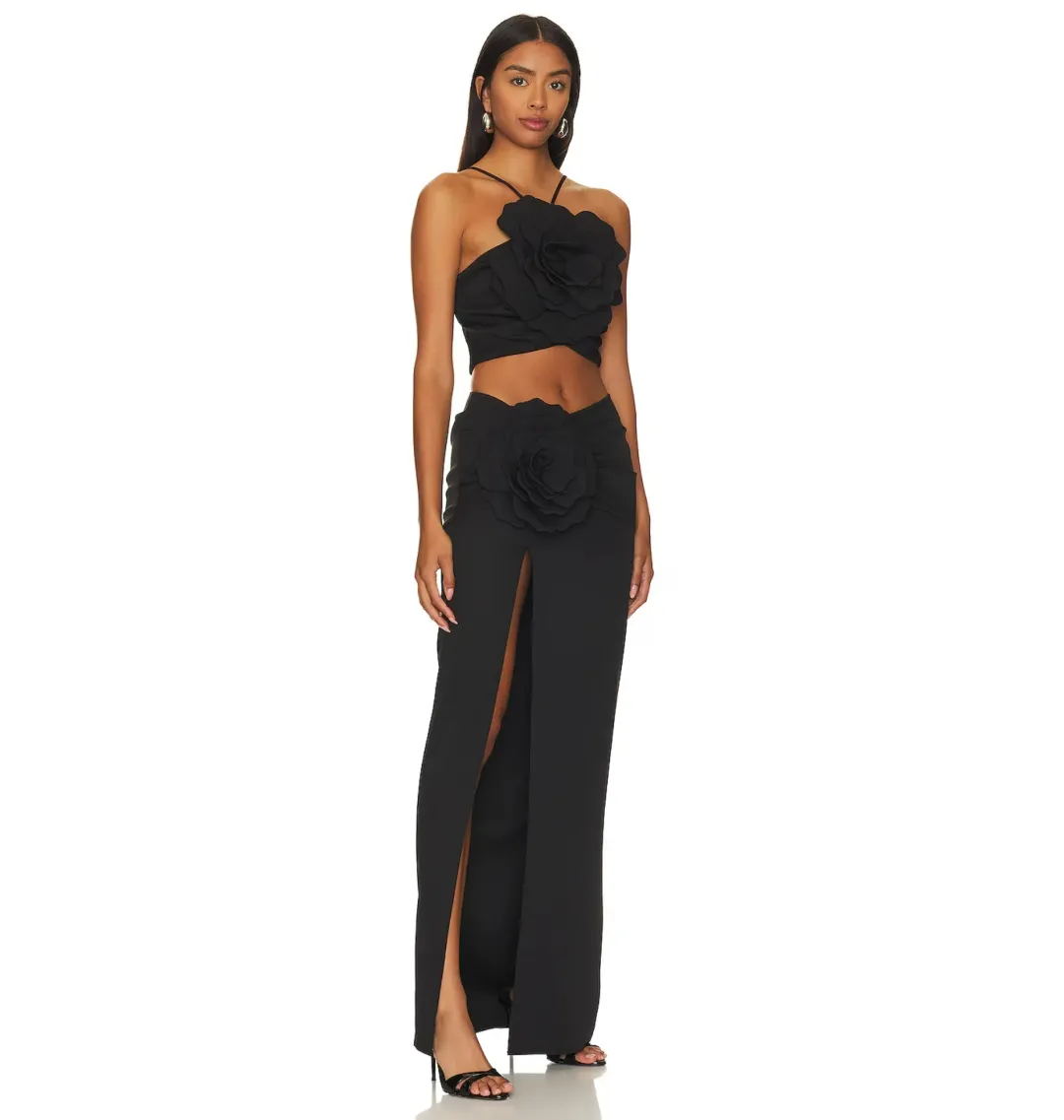 Lovers + Friends Artemis Gown in Black Size AU 6 for rent on The Volte - main image