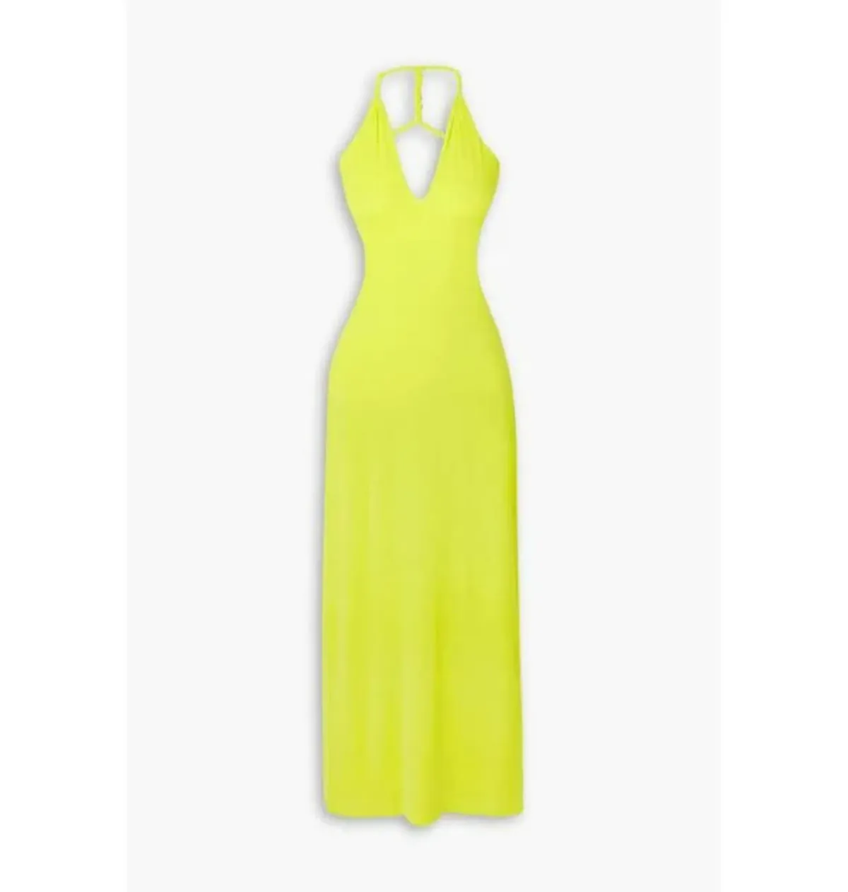 Dion Lee Rope-trimmed Open-back Cady Midi Dress in Yellow Size AU 6 - Image 5