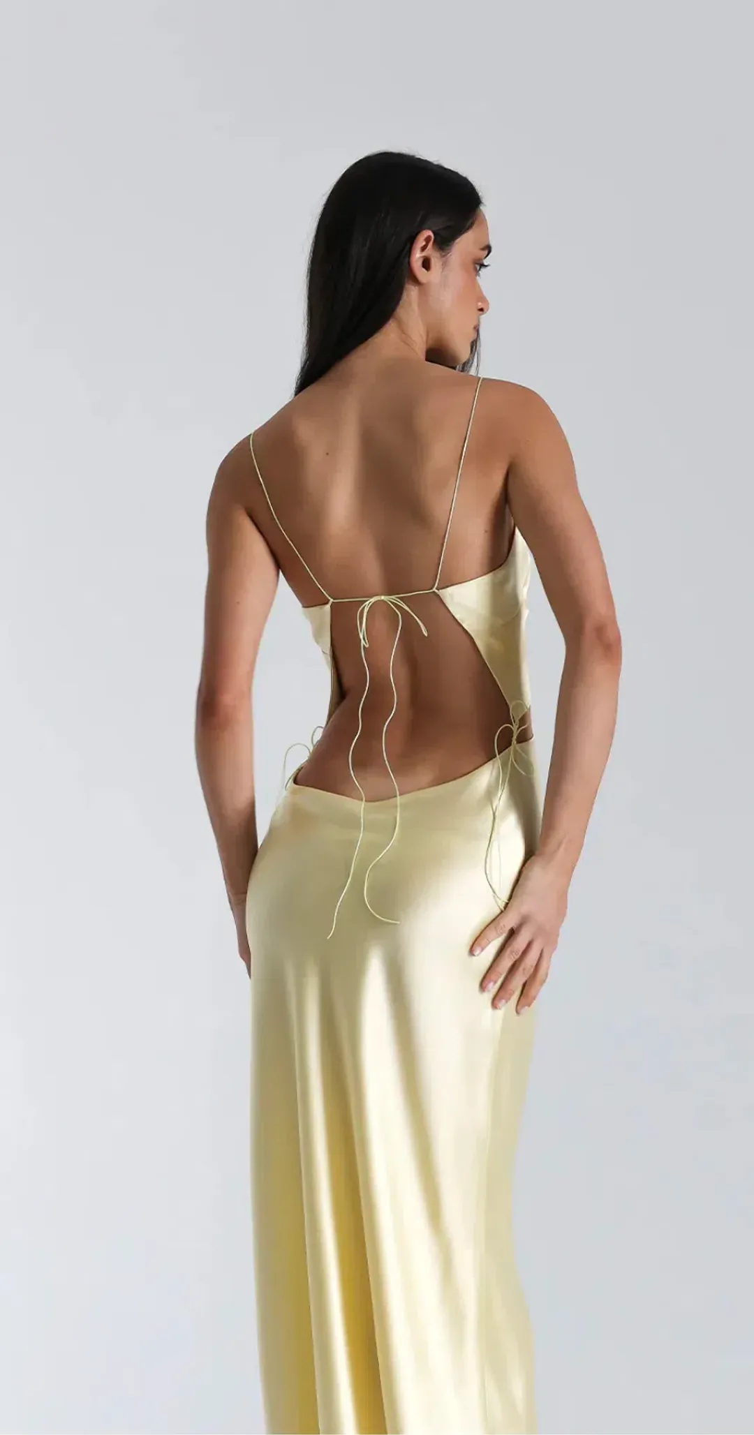 Natalie Rolt Iris Dress in Lemon Size 1 / Size AU 8 for rent on The Volte - main image