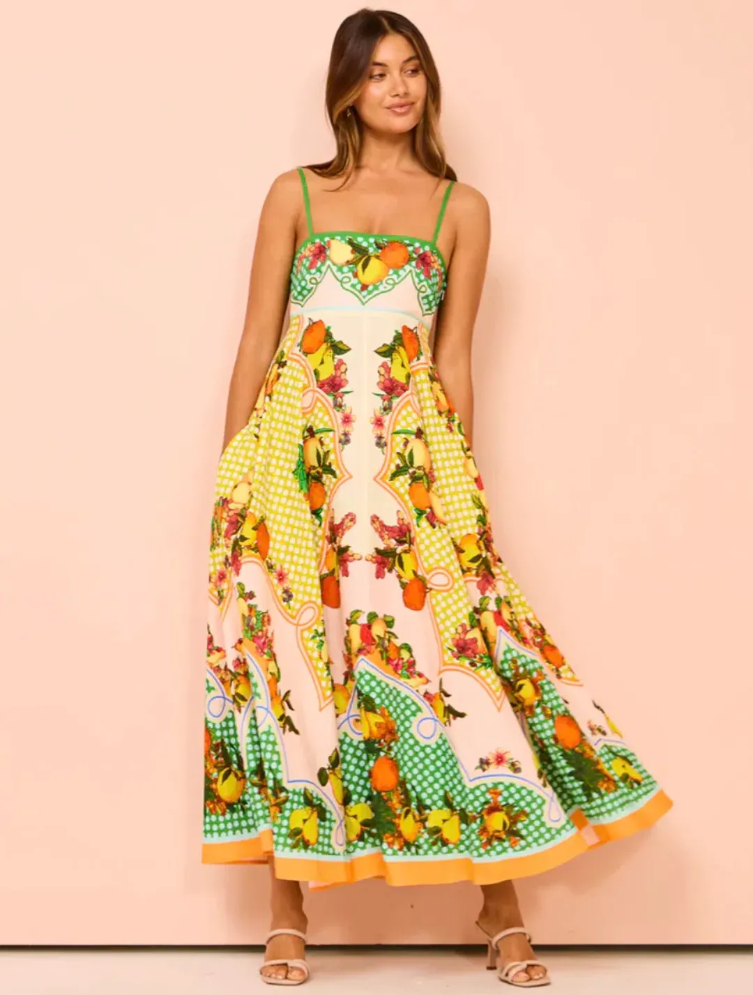 Alemais Lemonis Sundress Multi Size 8 for rent on The Volte - main image