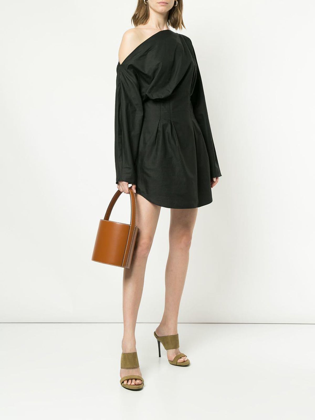 Camilla & Marc Steinem Off Shoulder Dress Black Size 10 - Image 1