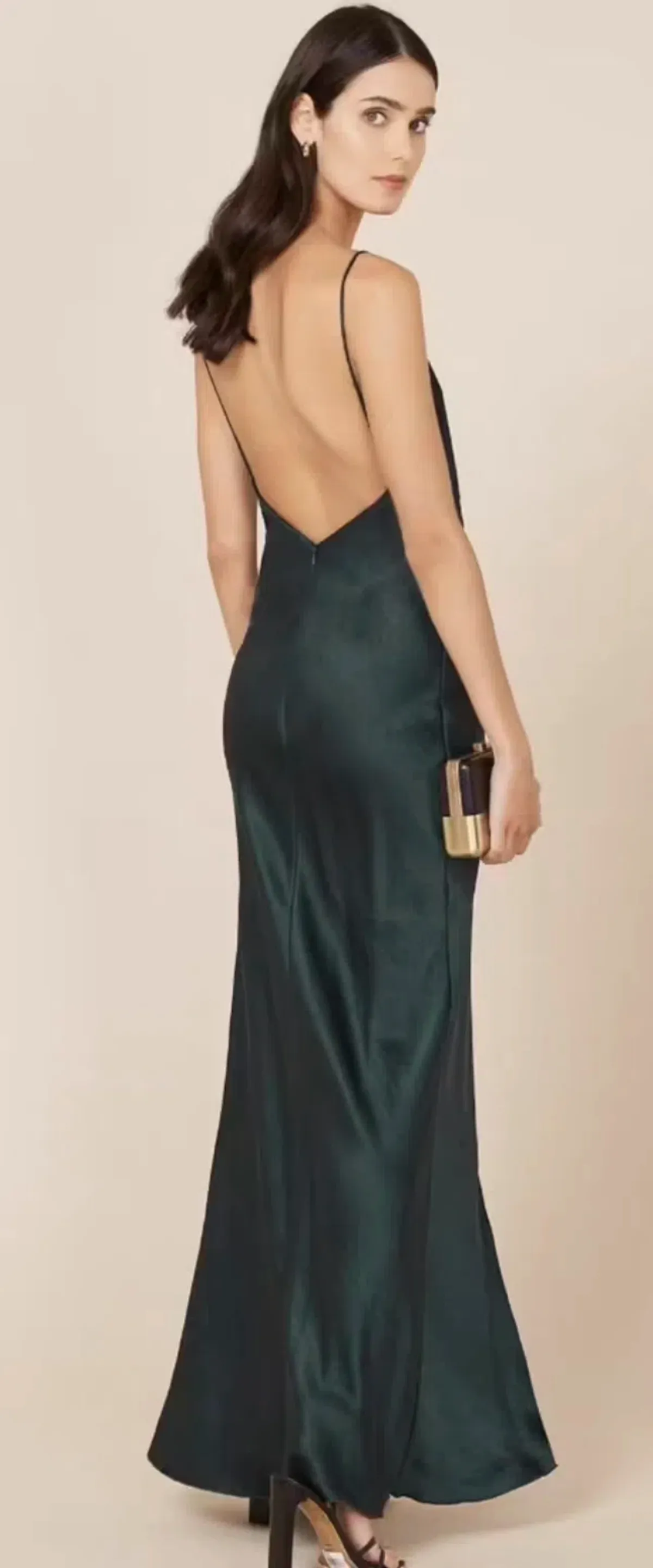 Camilla and Marc Bowery Slip Dress Fitzgerald Green Size 10 - Image 3