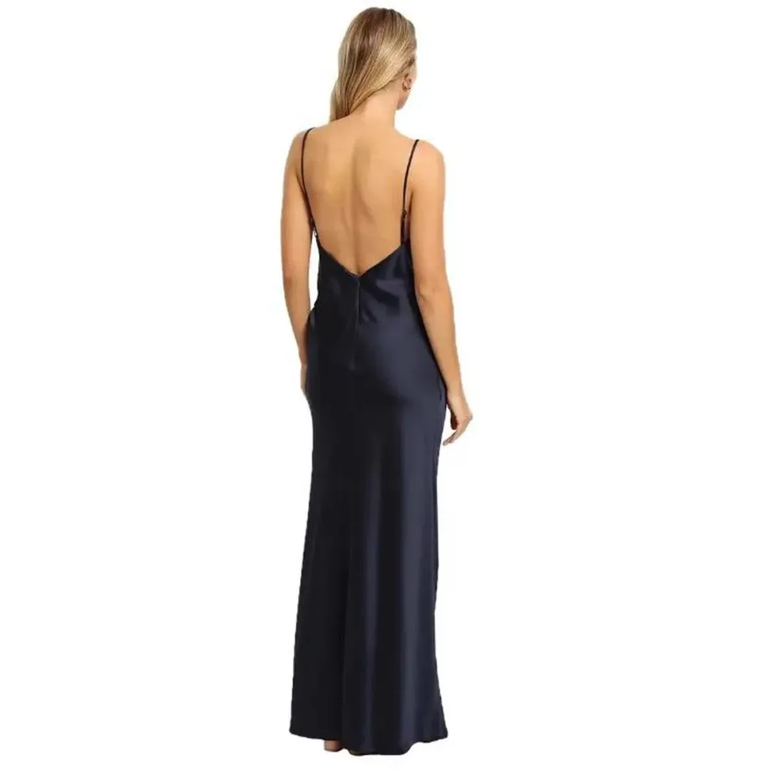 Camilla and Marc Evening Dress in French Navy Size 8 for rent on The Volte - main image