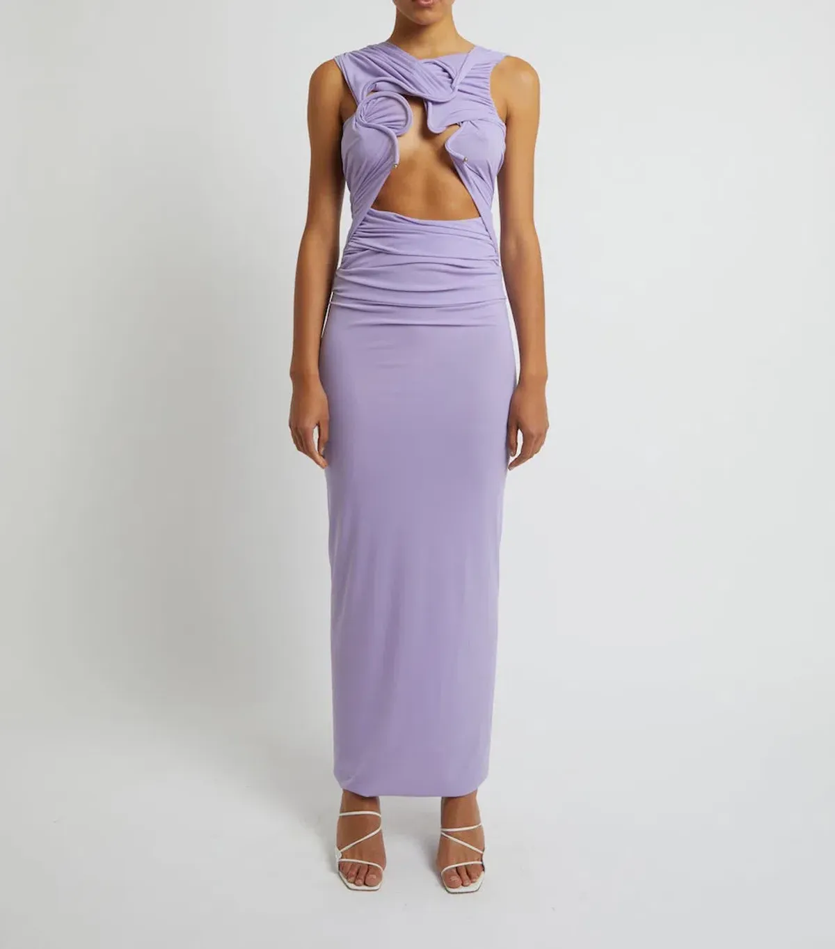Christopher Esber Venus Tank Midi Dress Lilac Size 8 - Image 1