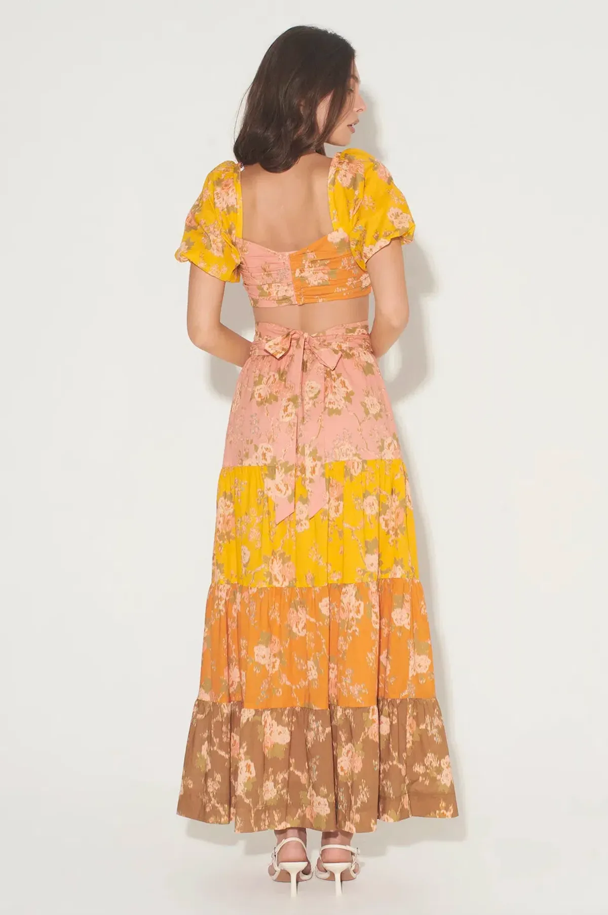 Hansen and Gretel Katarina Top and Mae Skirt Set Multi Floral Size 8 - Image 2