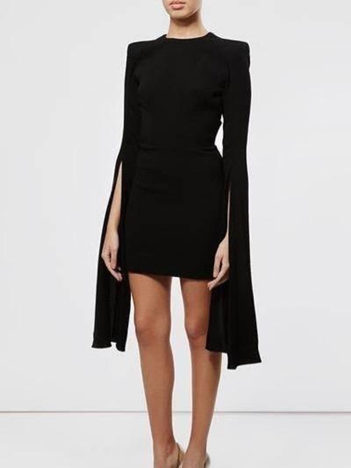 Alex Perry Jade Dress Black Size 8 - Image 2