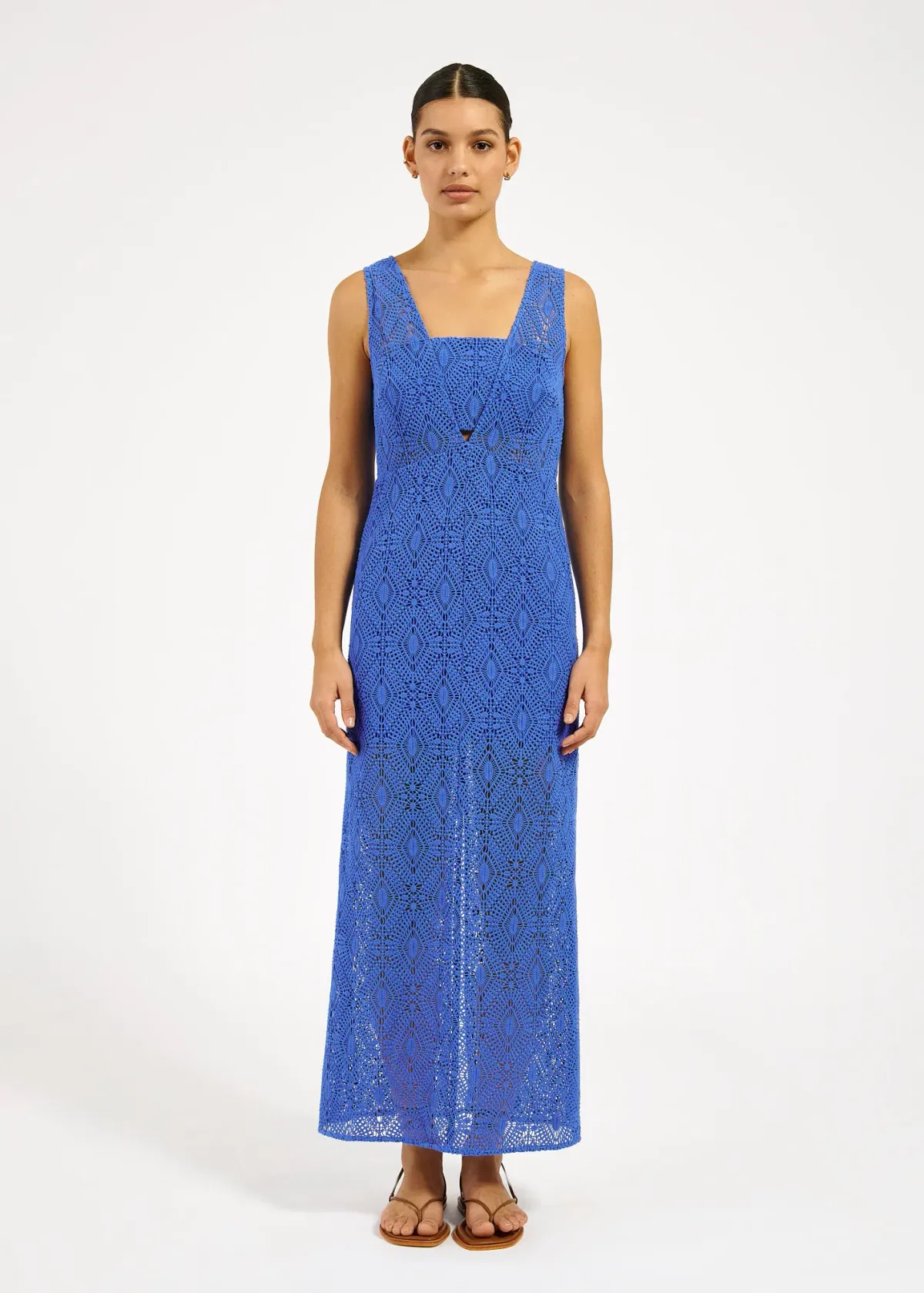 Roame Westwood Dress Cobalt Crochet Blue Size 1 / AU 8 - Image 1