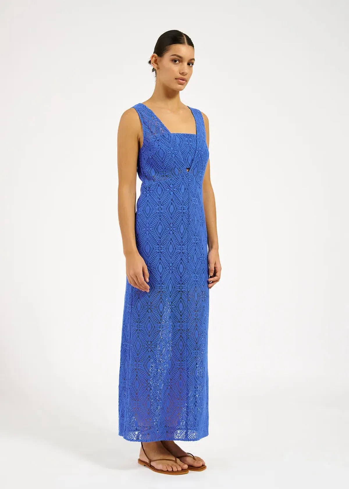 Roame Westwood Dress Cobalt Crochet Blue Size 1 / AU 8 - Image 5