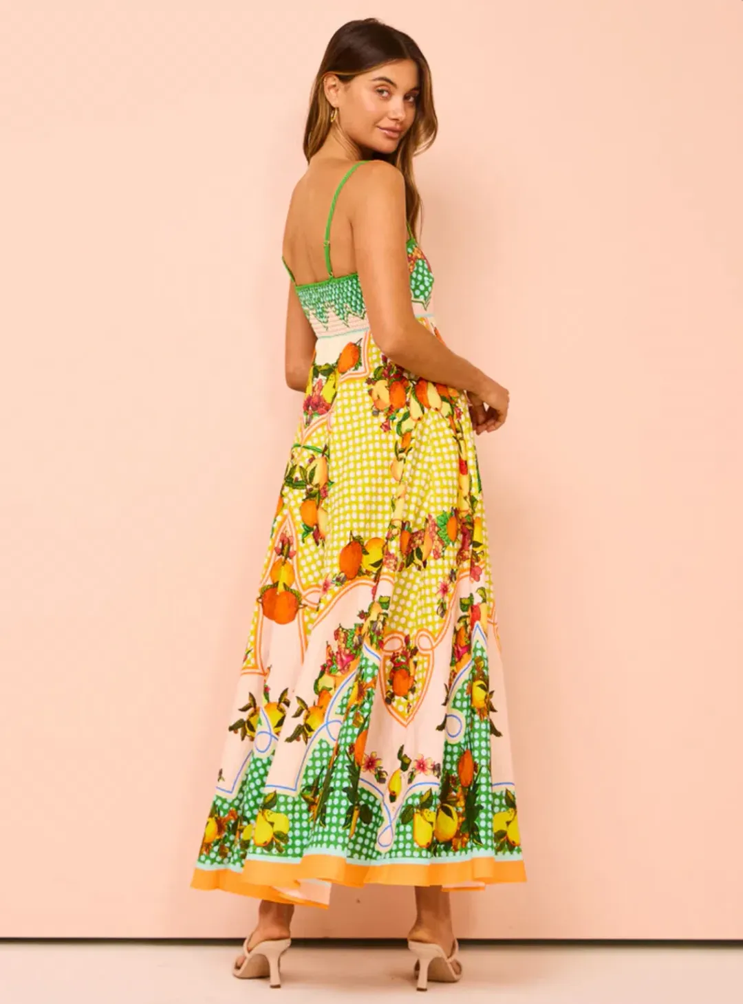 Alemais Lemonis Sundress Print Size 8 for rent on The Volte - main image