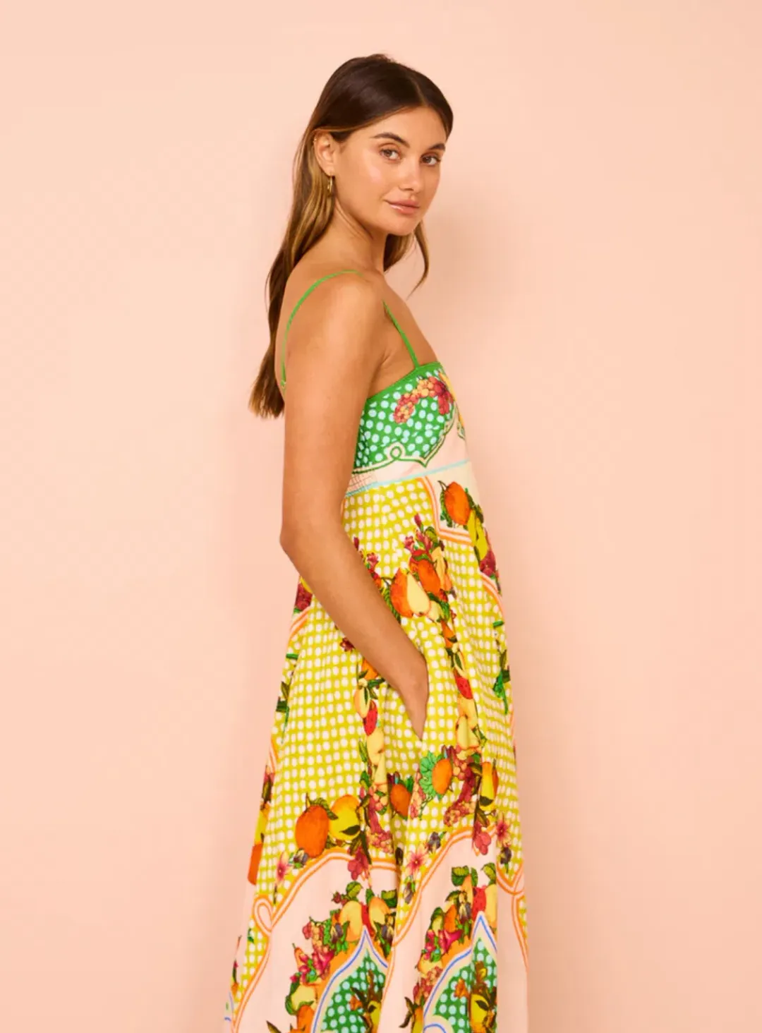 Alemais Lemonis Sundress Print Size 12 for rent on The Volte - main image