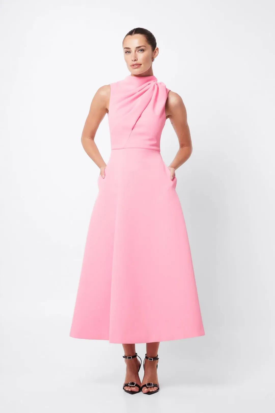 Mossman Cosmic Maxi Dress in Pink Size 10 for rent on The Volte - main image
