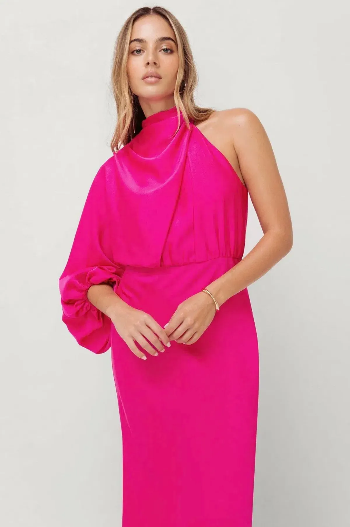 Sheike Olivia Maxi Dress Fuchsia Size 10 - Image 2