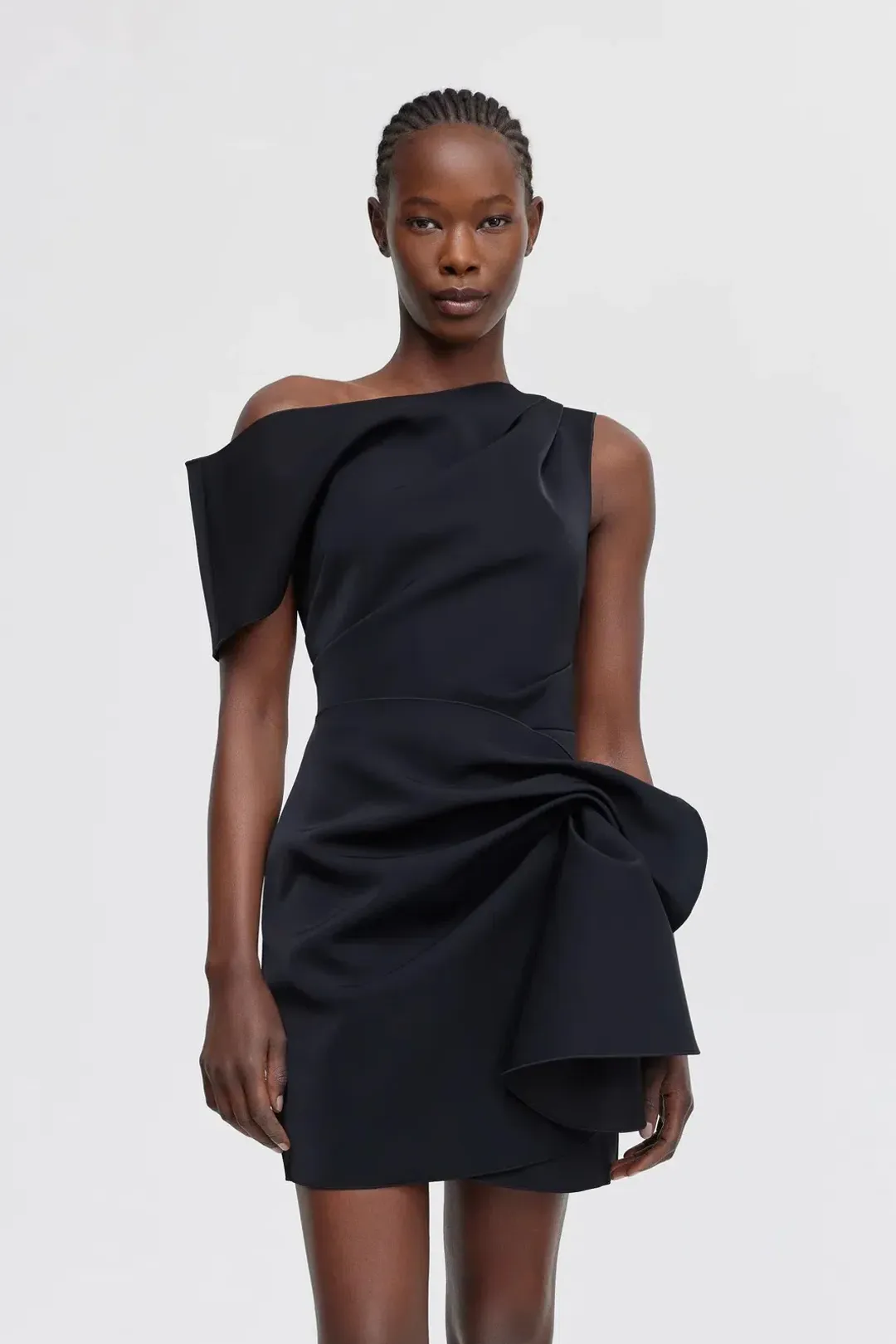 Acler Eddington Mini Dress Black Size 8 for rent on The Volte - main image