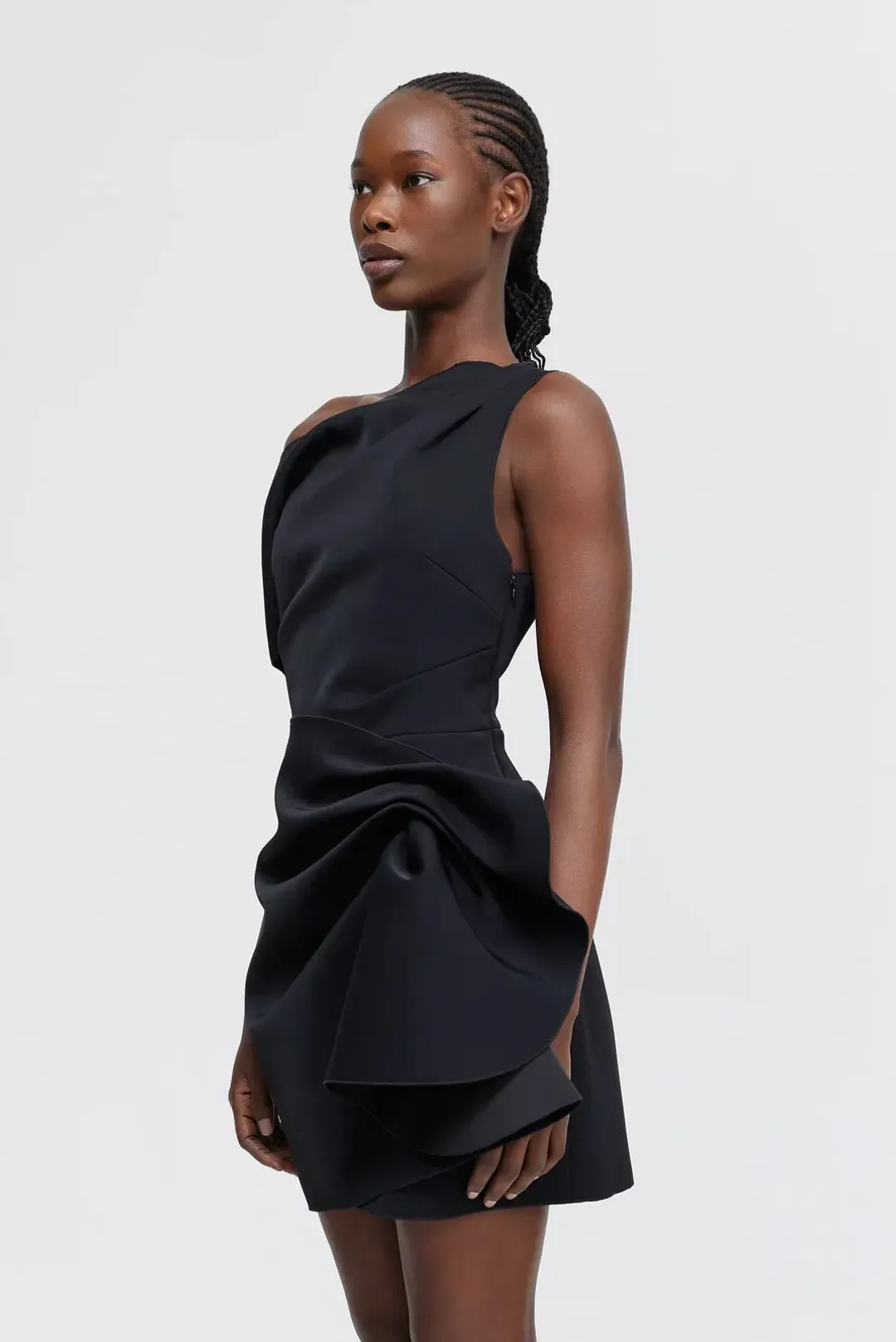 Acler Eddington Mini Dress Black Size 8 for rent on The Volte - main image