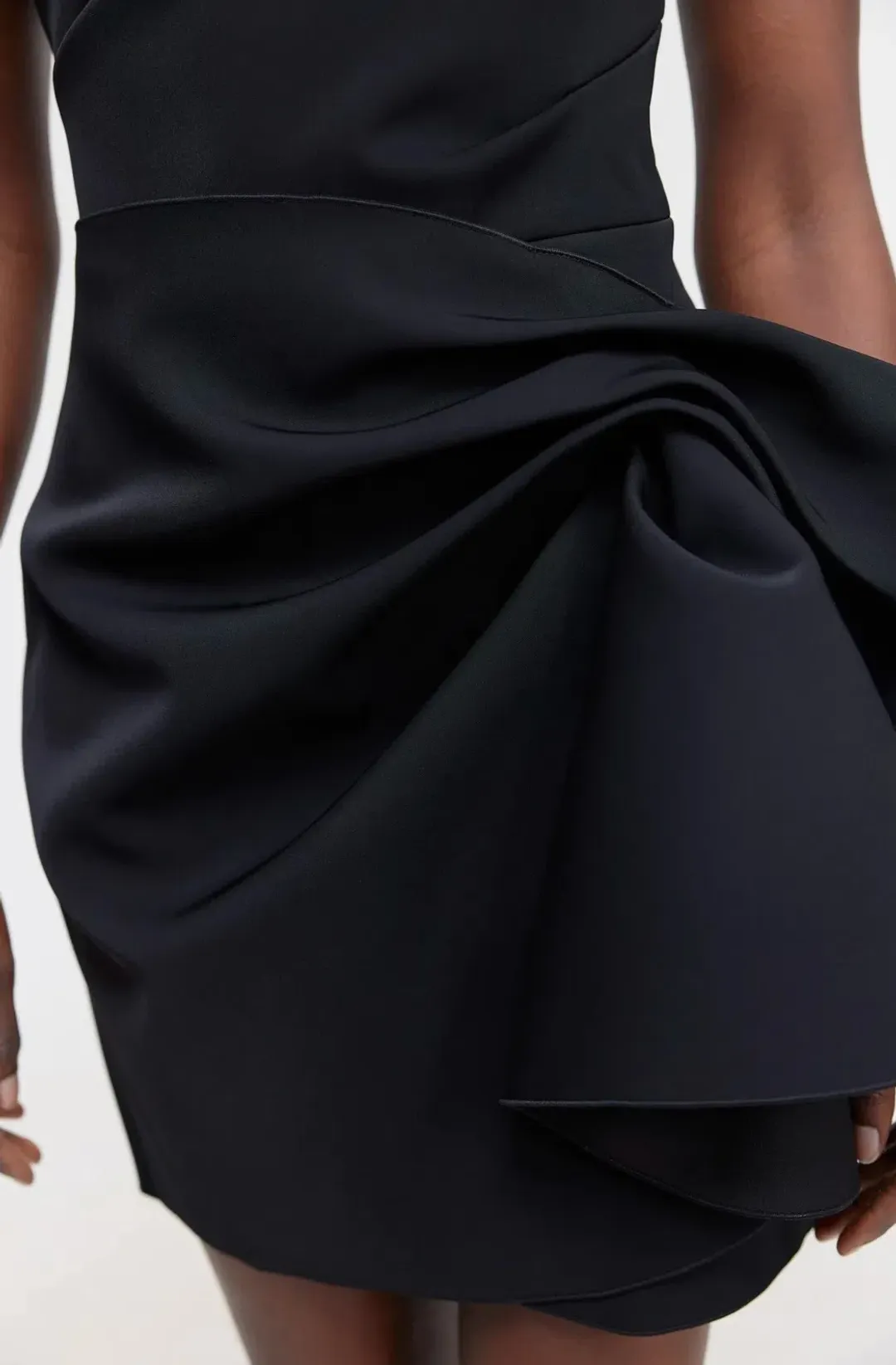 Acler Eddington Mini Dress Black Size 8 for rent on The Volte - main image