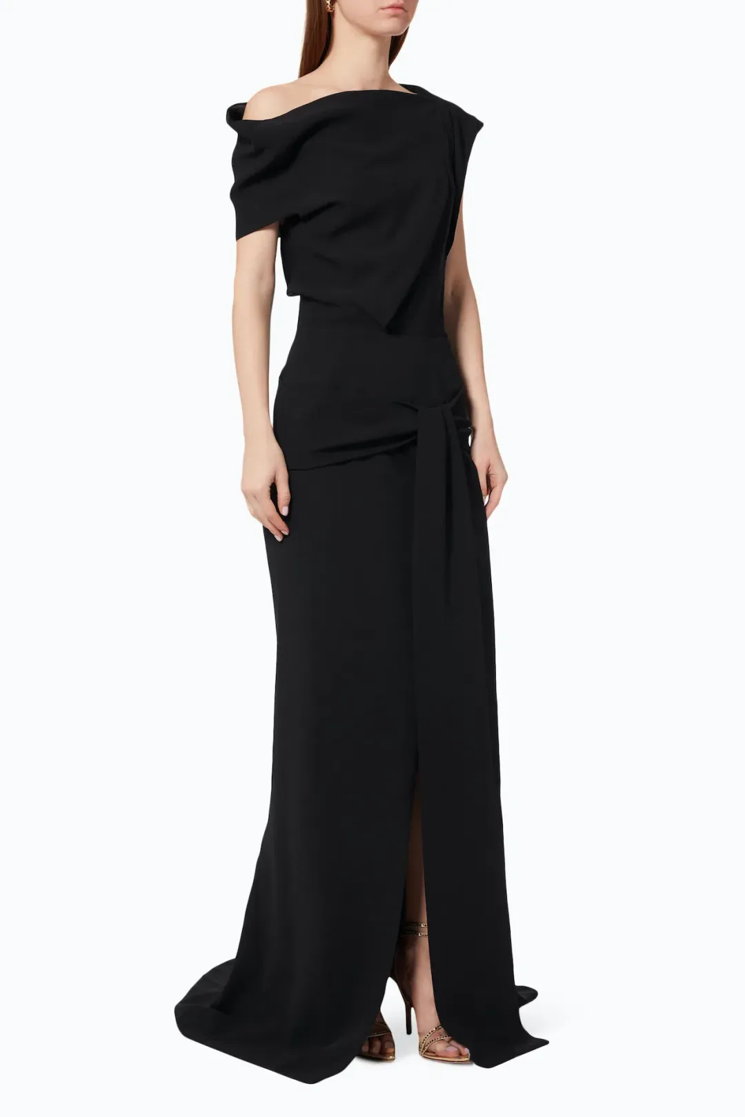 Maticevski Pleasure Knot Gown Black Size 6 for rent on The Volte - main image