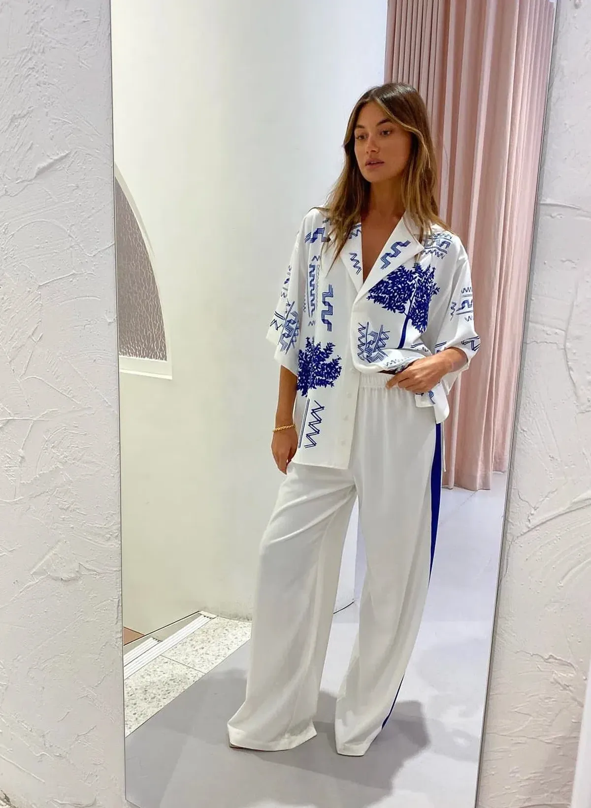 Camilla and Marc Cassia Shirt AU 8 and Pant AU 10 in Blue - Image 4