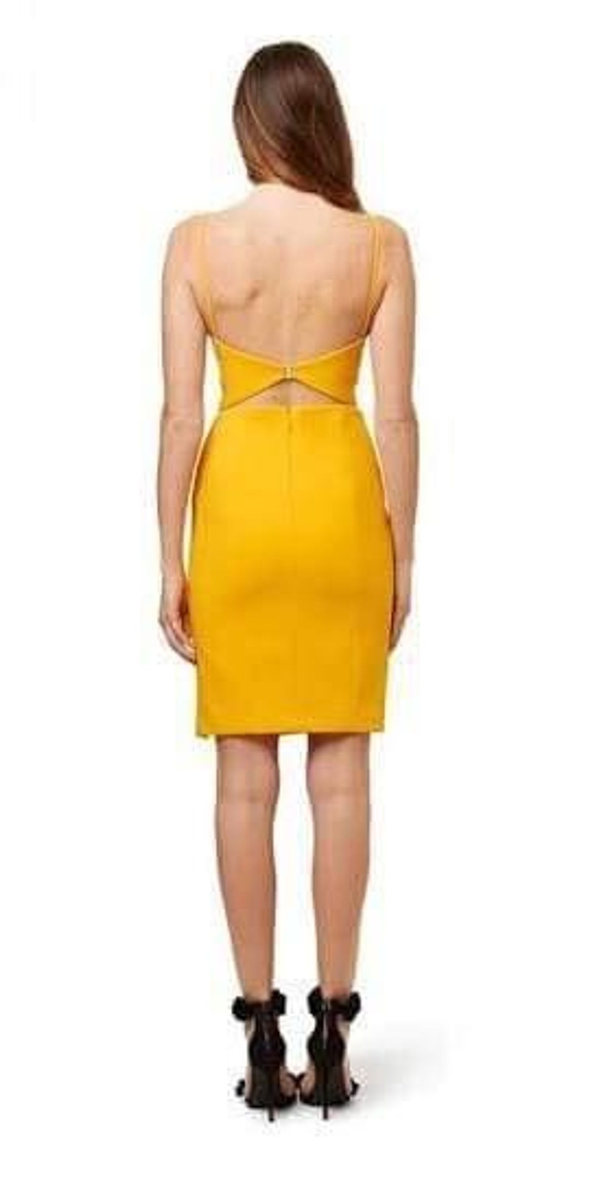 Kookai Honey Dress Yellow Size 12 - Image 3