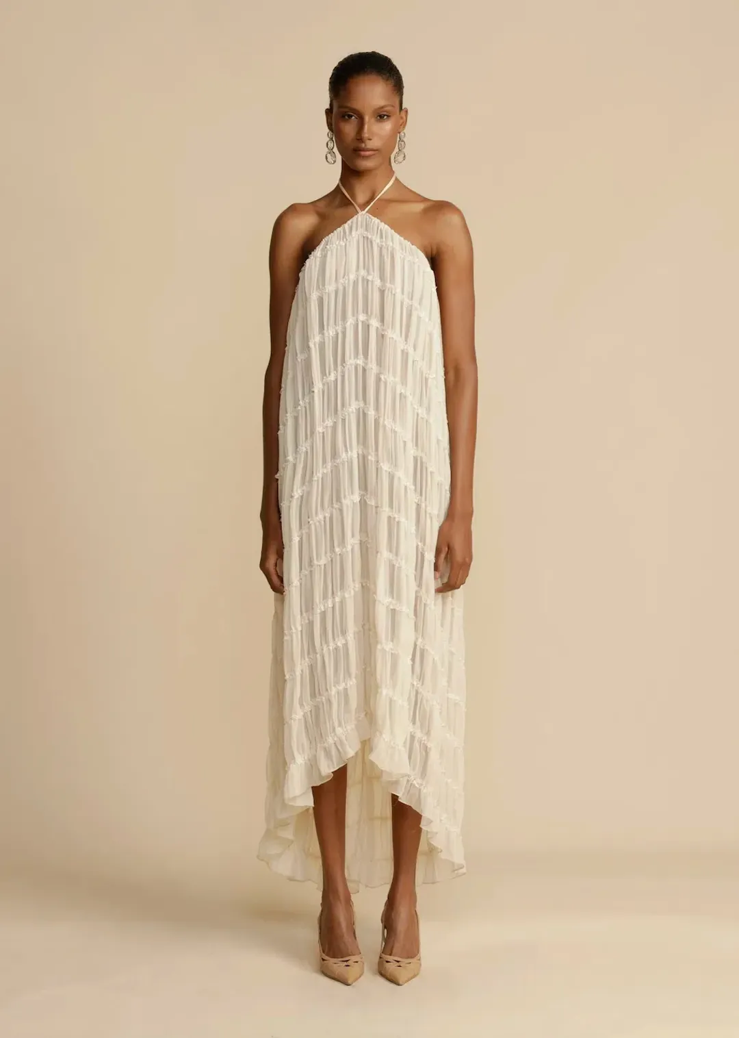 Arcina Ori Juliette Top and Skirt Cream Size S / AU 6-8 for rent on The Volte - main image