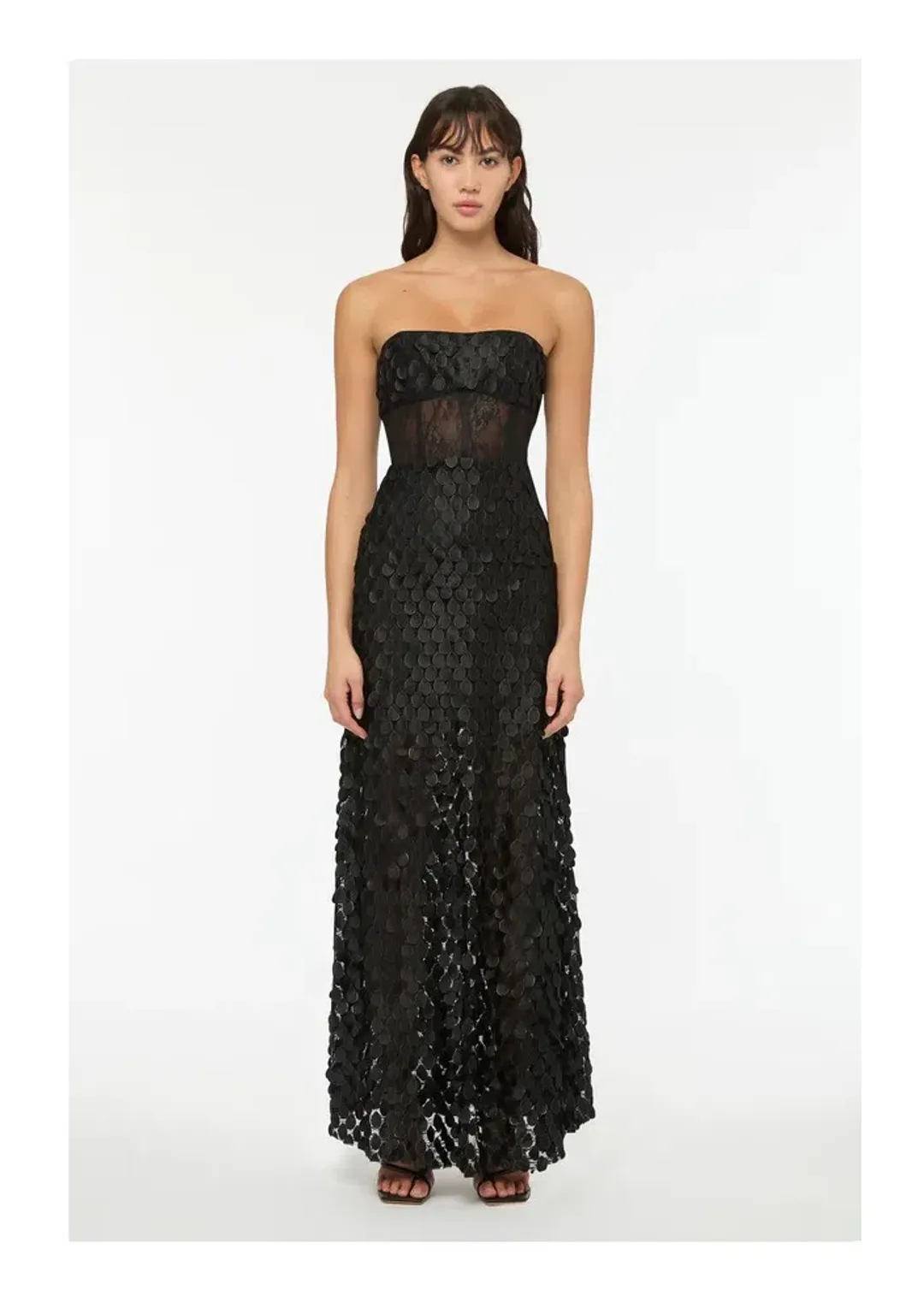 Manning Cartell Supreme Extreme Strapless Gown Black Size 8 for rent on The Volte - main image