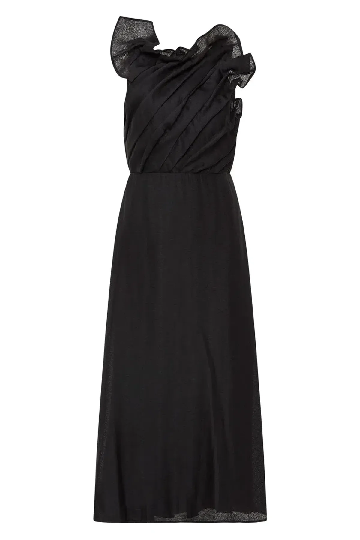 Aje Genesis Midi Dress Black Size 14 - Image 3
