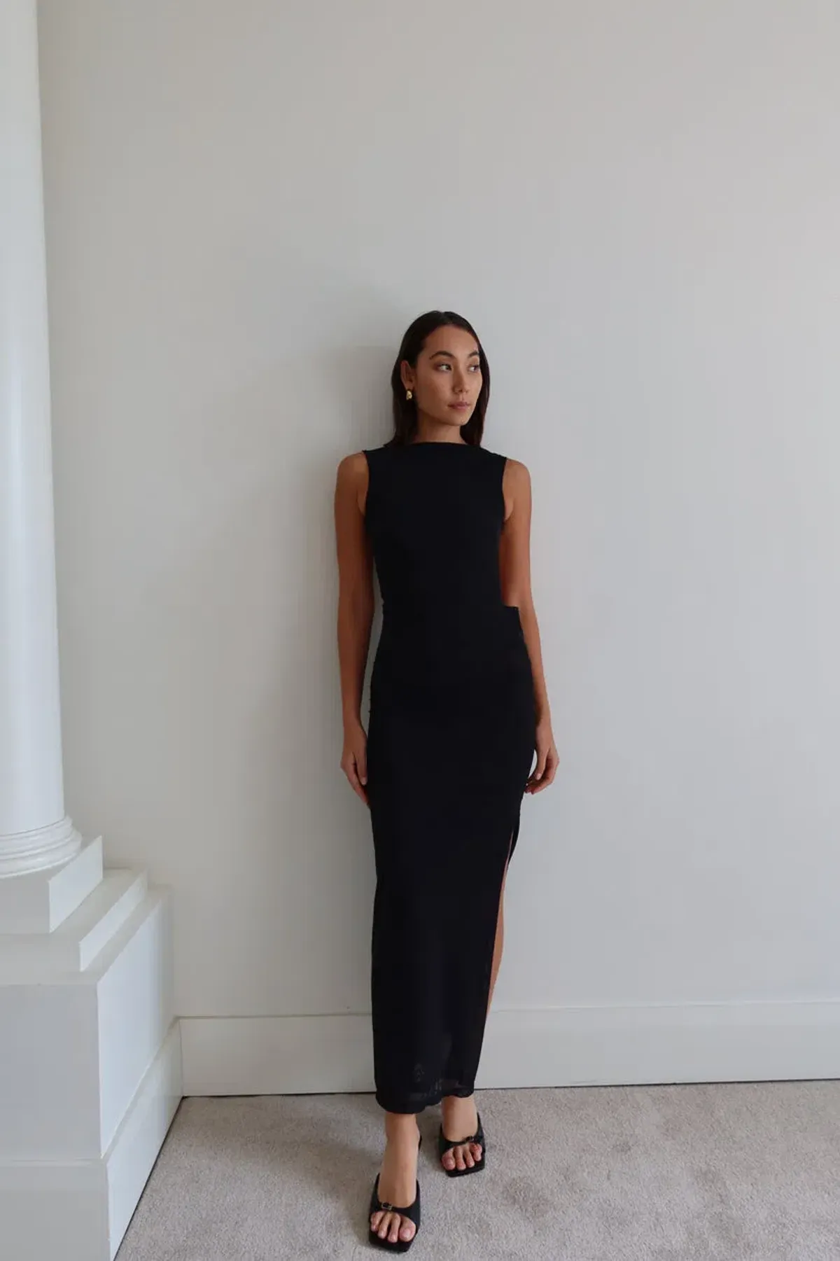 She is Olla Luelle Maxi Dress Black Size S / AU 8 - Image 2