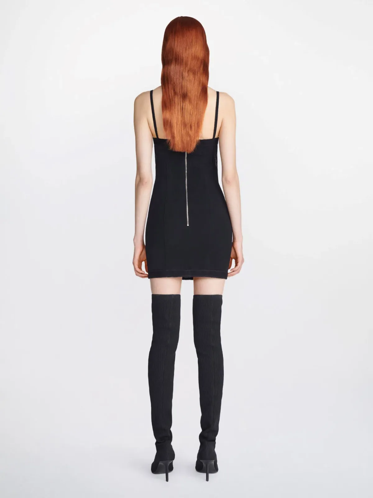 Dion Lee Oblique Corset Dress Black Size 6 - Image 2