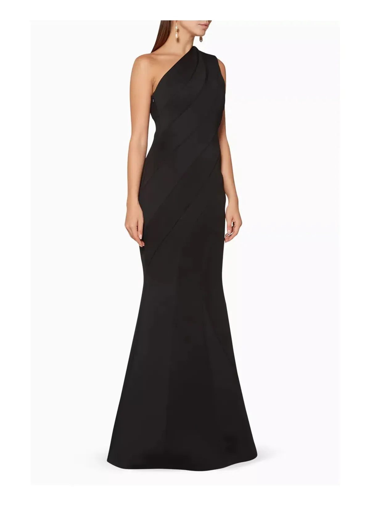 Rachel Gilbert Rumer Gown Black Size 6 - Image 2