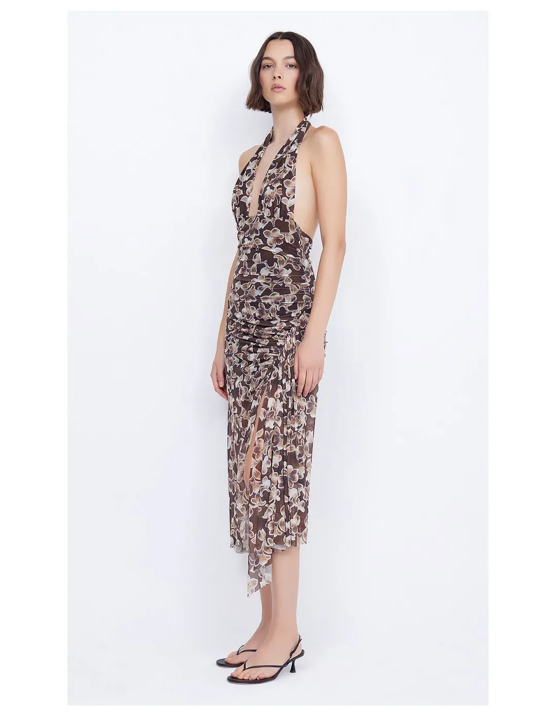 Bec & Bridge Herlani Midi Dress Floral Size AU 6 for rent on The Volte - main image