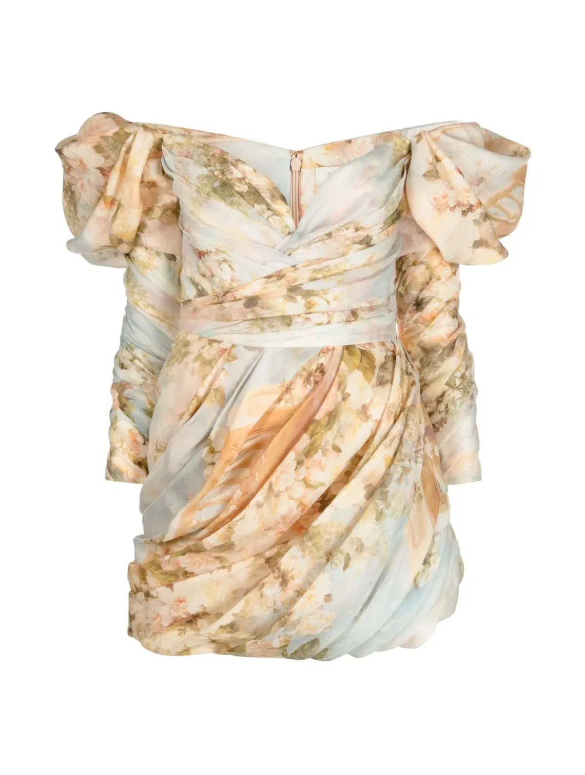 Zimmermann Luminosity Drape Dress Print Size 10 - Image 7