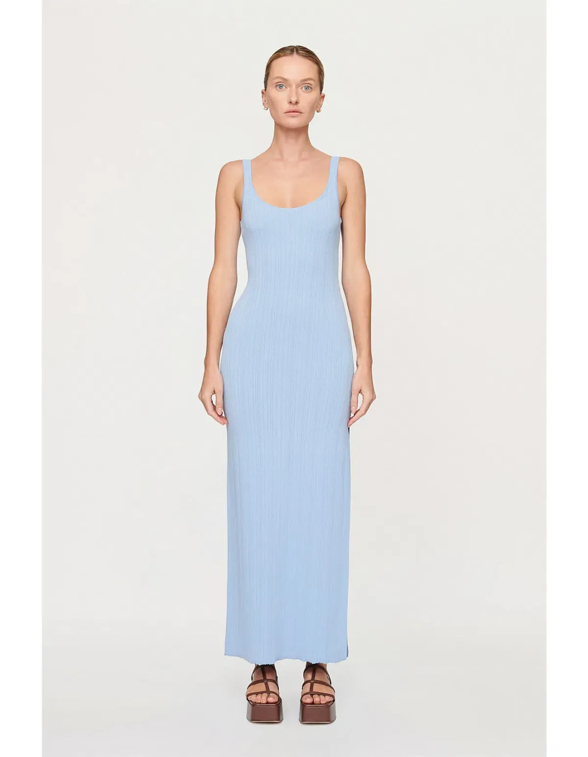 Clea Palmer Ladder Knit Dress Blue Size XS / AU 6 - Image 1