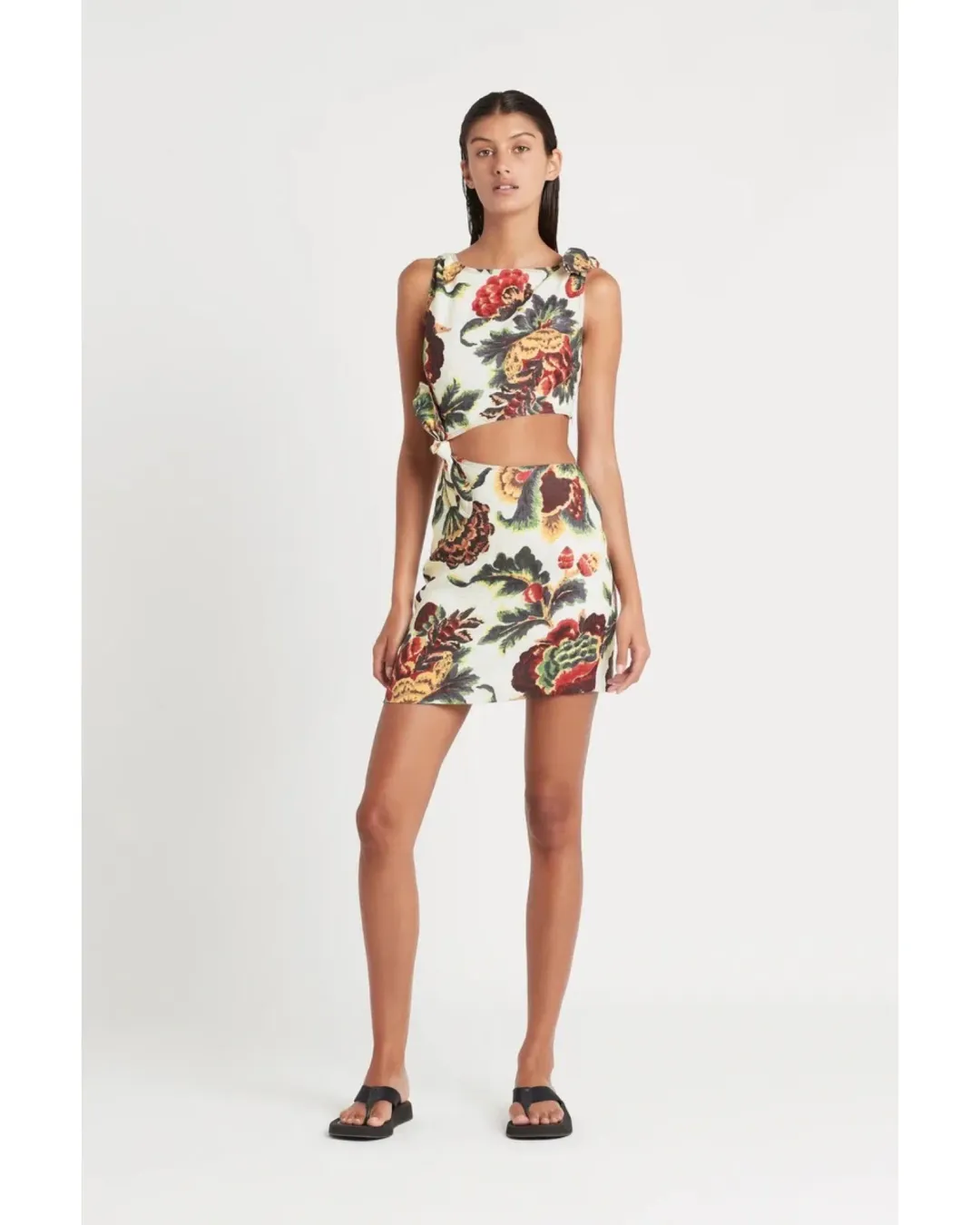 Sir the Label Ambroise Mini Dress Floral Size AU 10 for rent on The Volte - main image