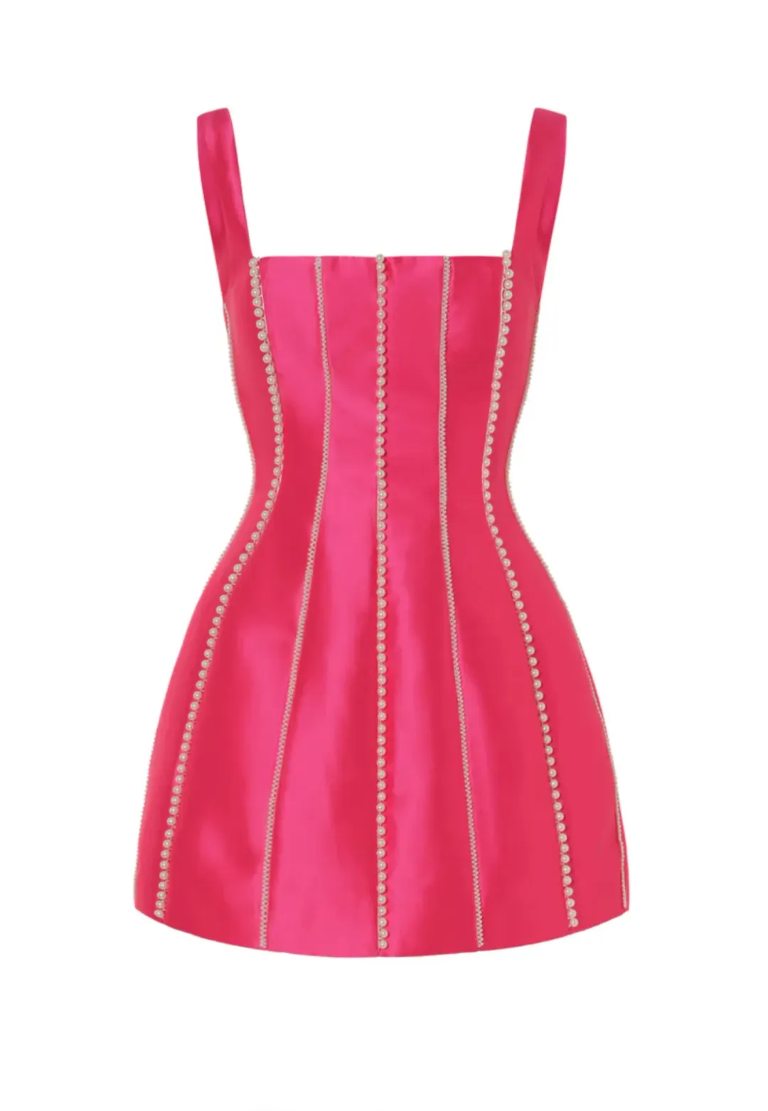 Eliya the label Tahiti Mini Dress Magenta Pink Size 10  for rent on The Volte - main image