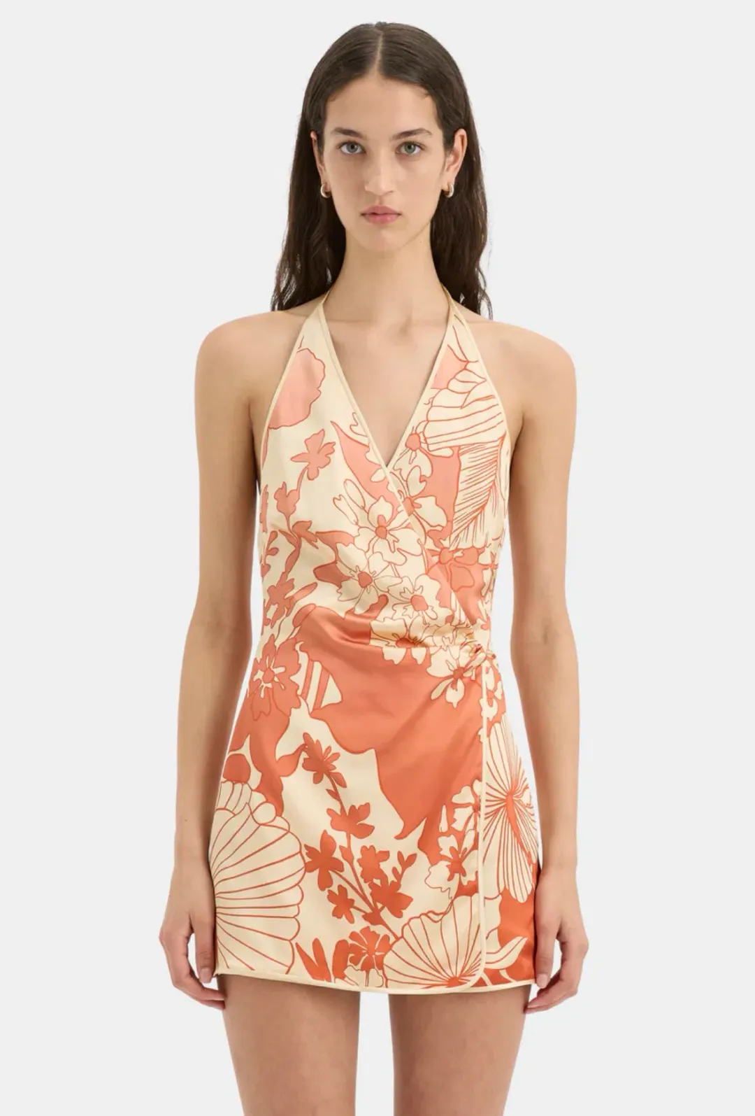 Cosmo Twist Mini Dress for rent on The Volte - main image