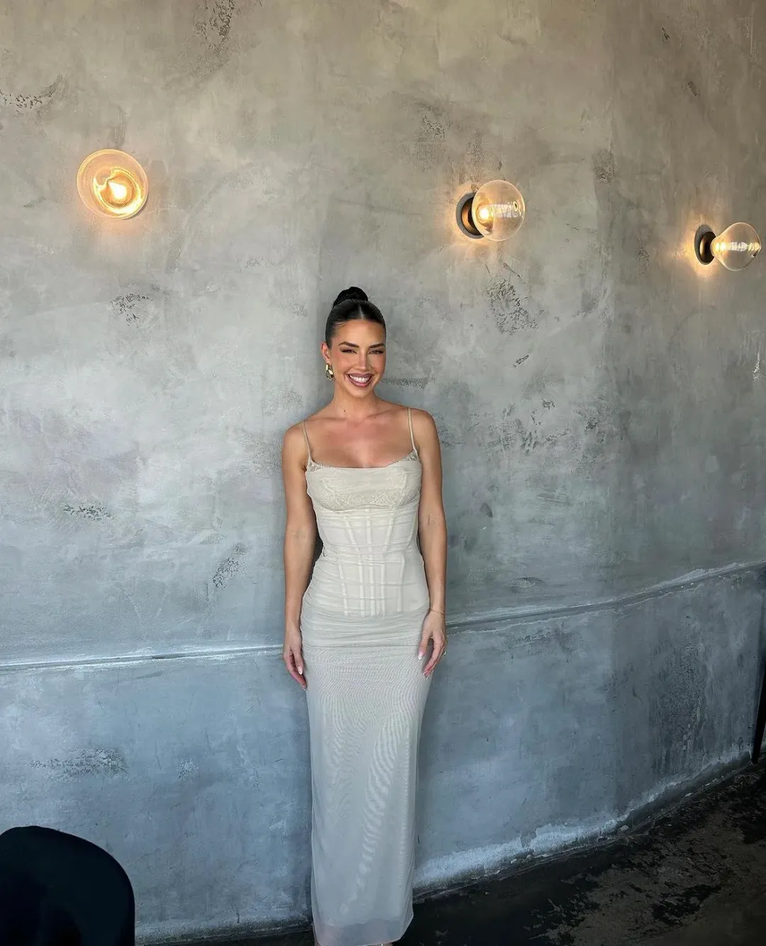  House of CB Nalini Dress Sand Size XS/Au 6 for rent on The Volte - main image