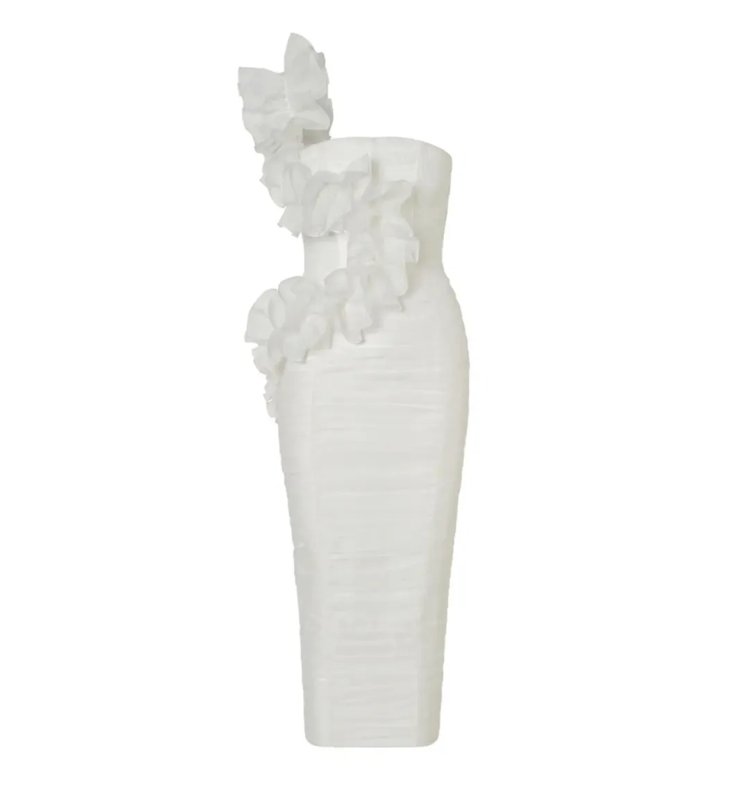 Eliya The Label Vanuatu Dress in White Size XS / AU 6 for rent on The Volte - main image