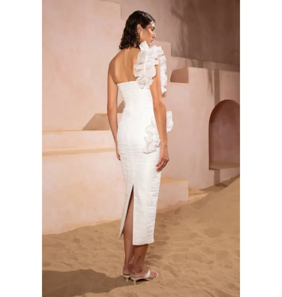 Eliya The Label Vanuatu Dress in White Size XS / AU 6 - Image 2